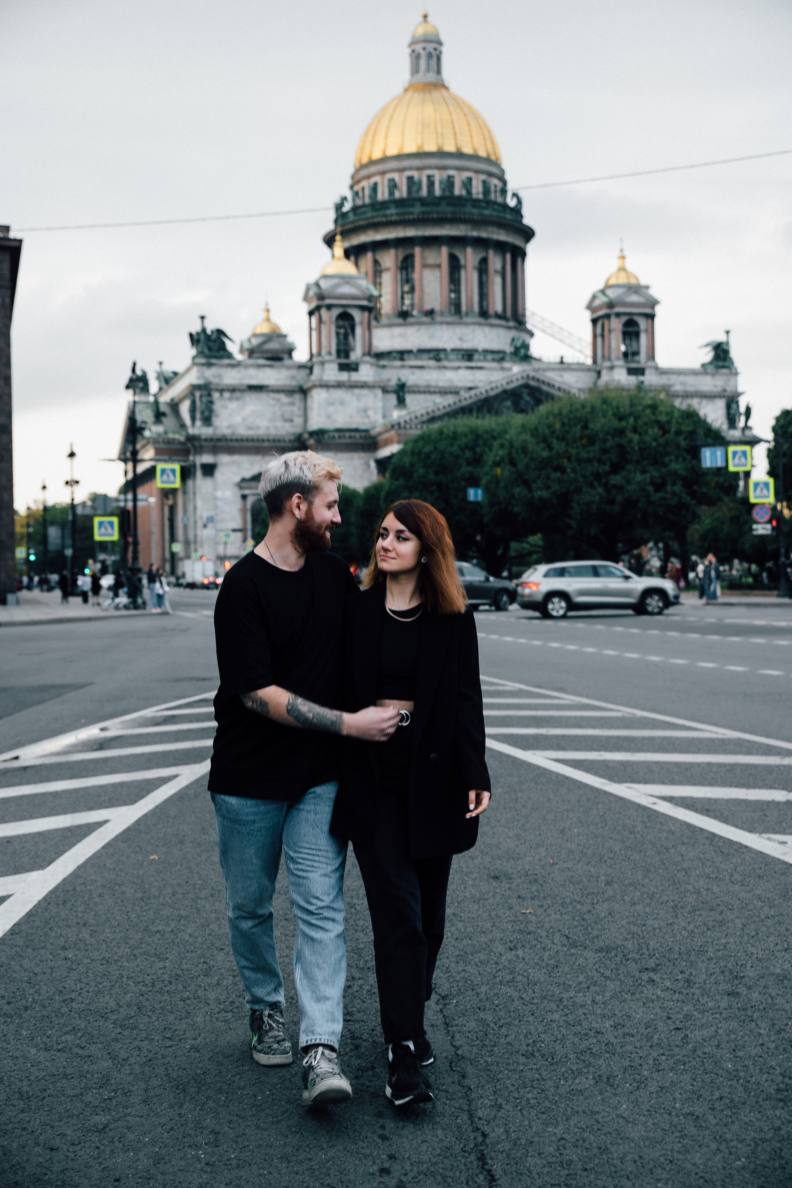 Прогулка по центру. Свадебный фотограф Санкт-Петербург