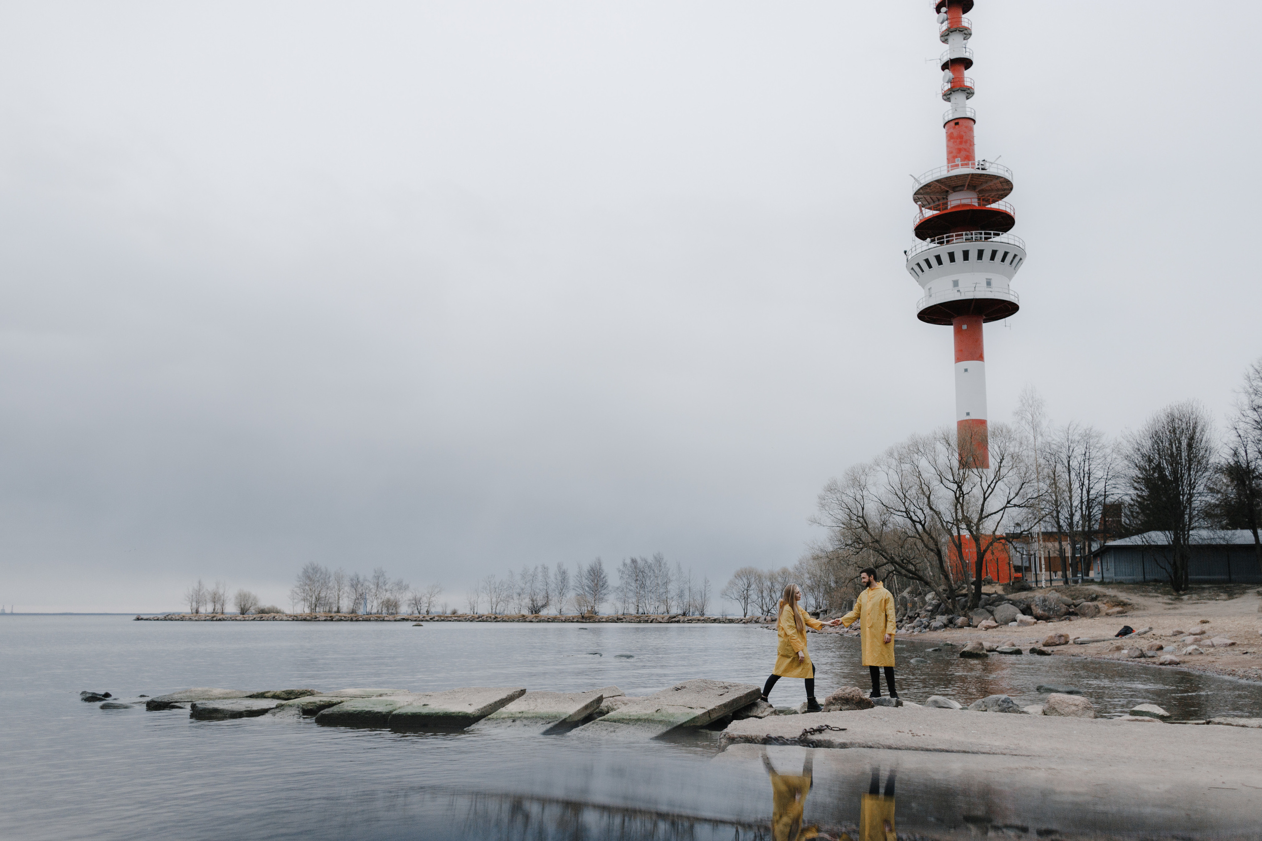 Желтки на заливе. Свадебный фотограф Санкт-Петербург