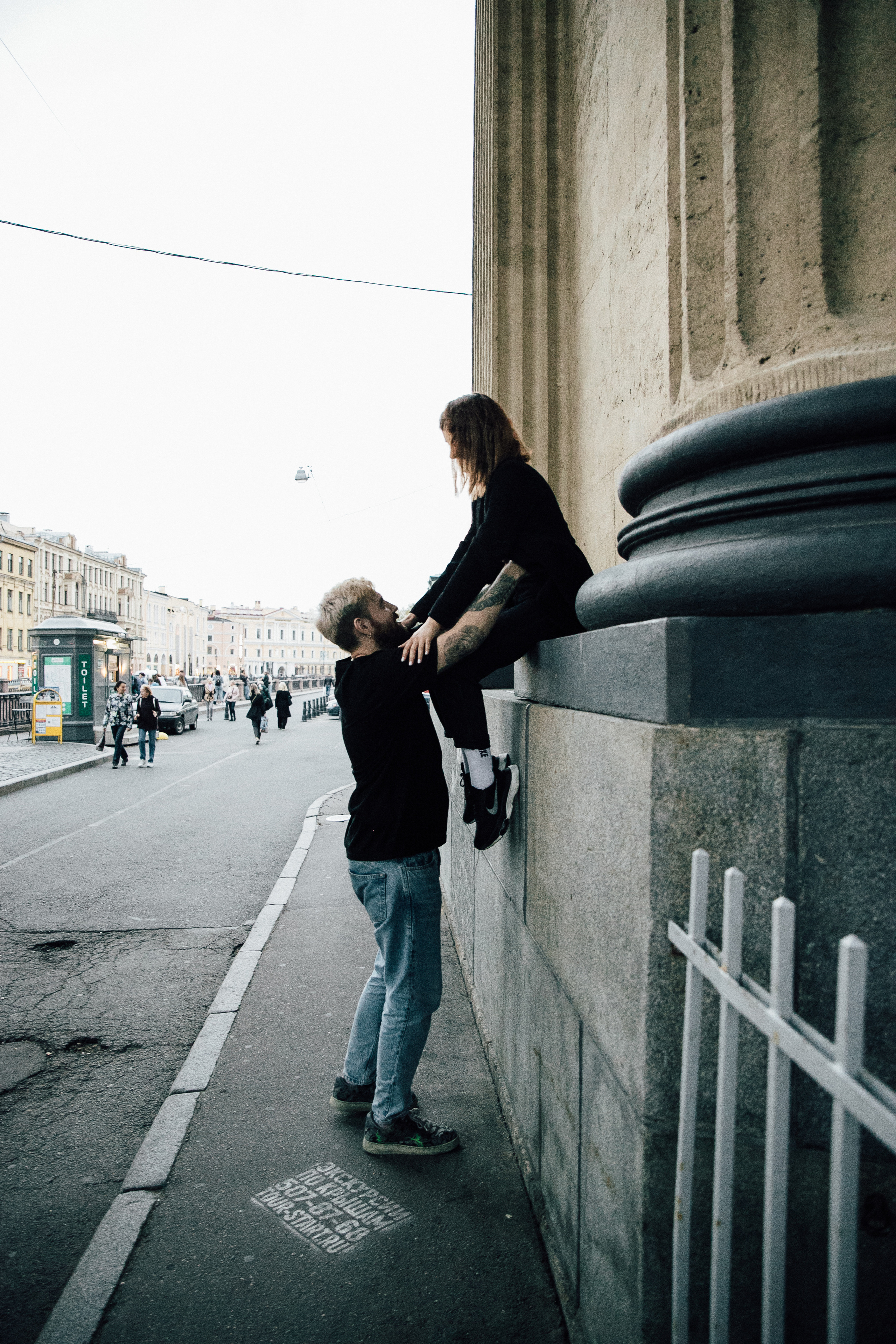 Прогулка по центру. Свадебный фотограф Санкт-Петербург