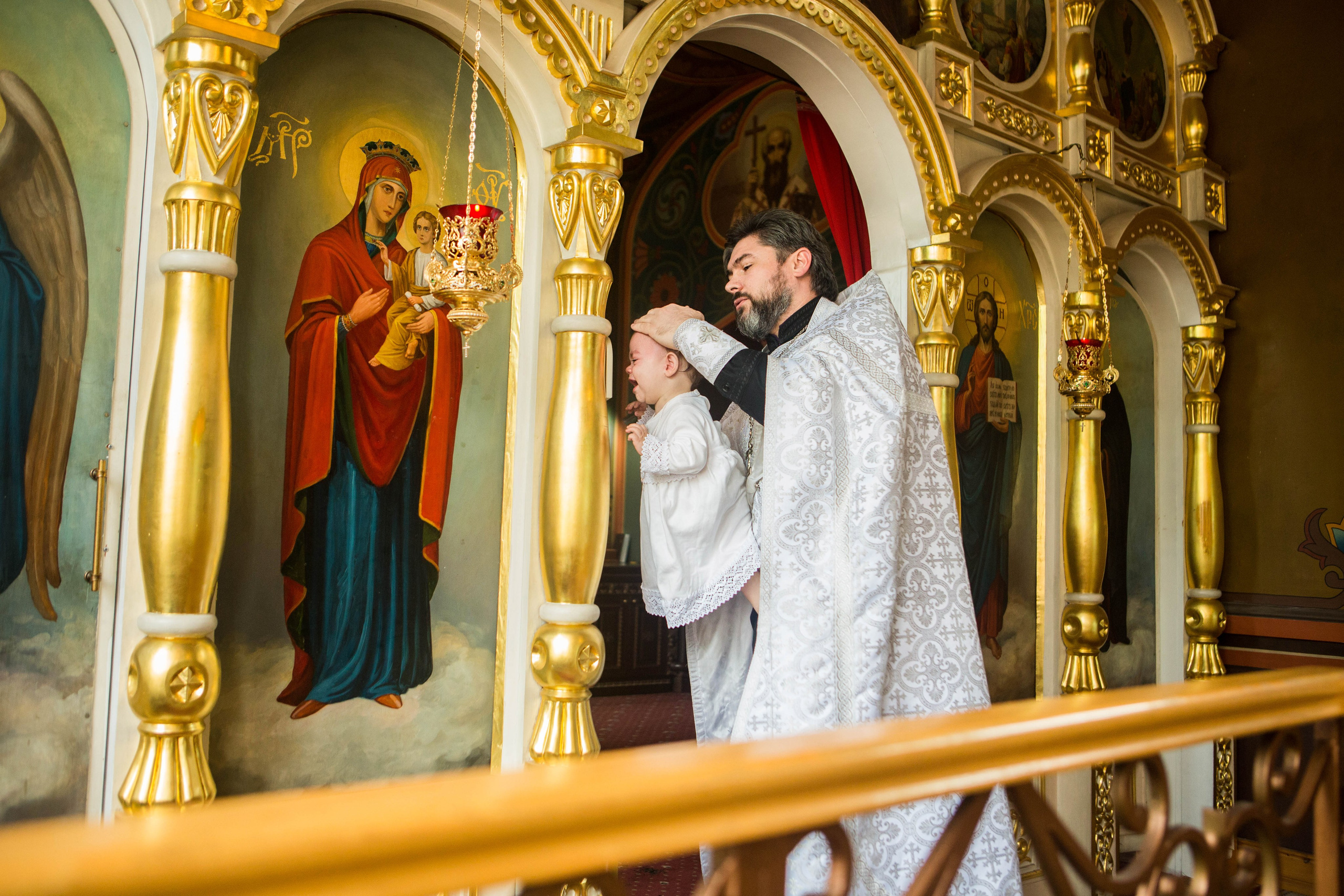 Крещение Елизаветы. Свято-Троицкий Собор. Свадебный семейный и детский фотограф в Краснодаре Карина Федоровская