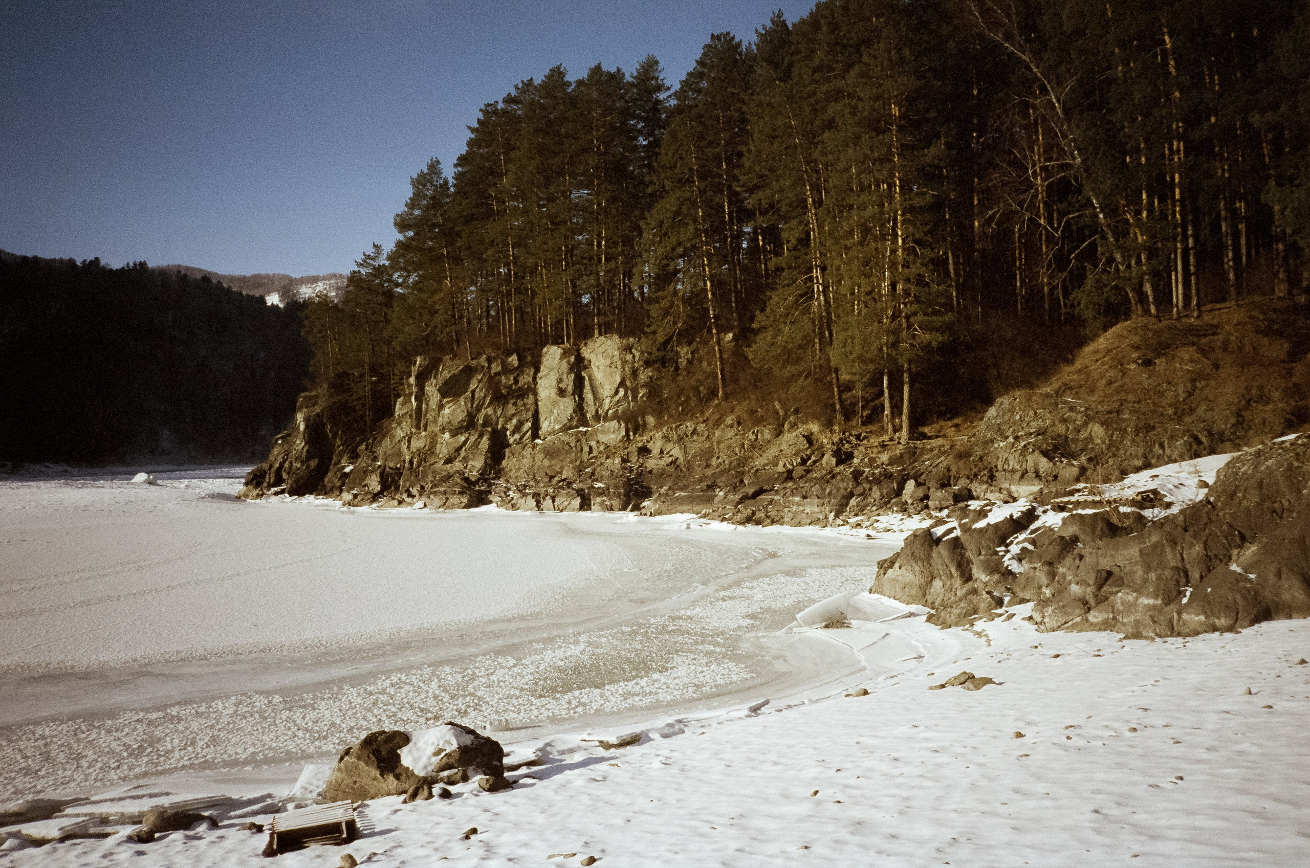 Кызыл-Таш. Зимний пляж. Фотограф-документалист Мария Осокина