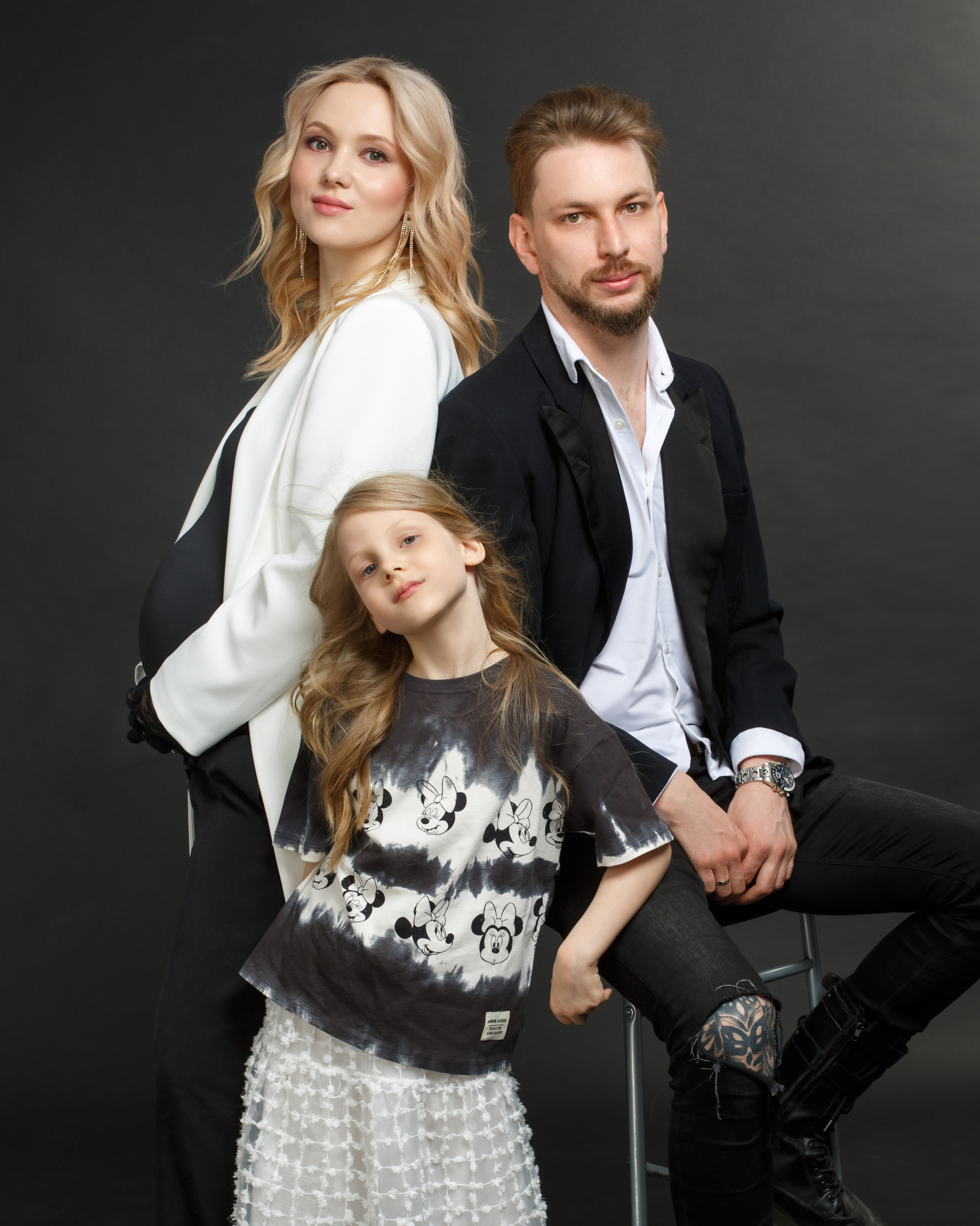 Ольга, Игорь и София. Фотостудия «Gelios». Фотосессии в Калининграде