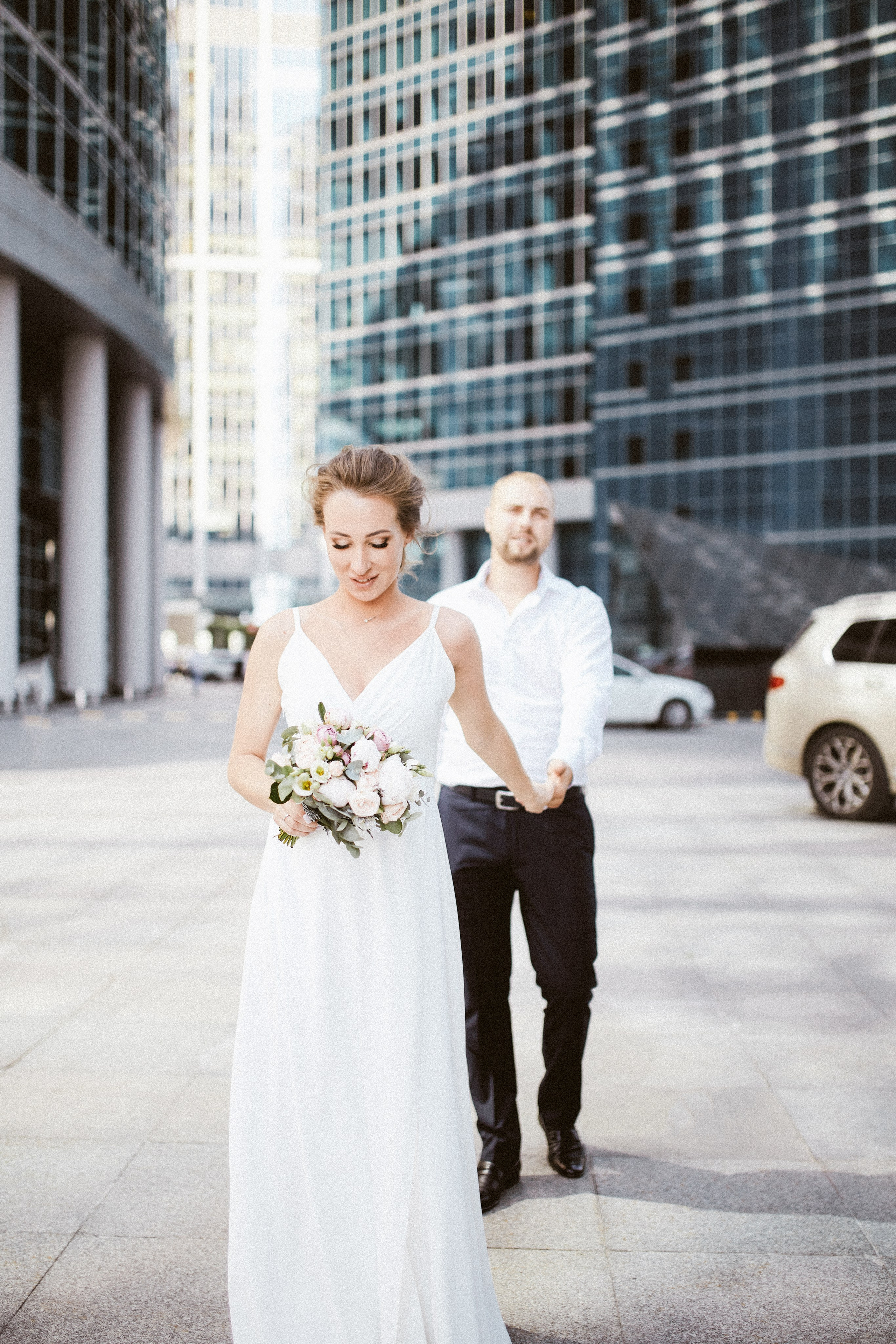 Свадьба в Сити. Портретный фотограф в Москве Мария Варлей