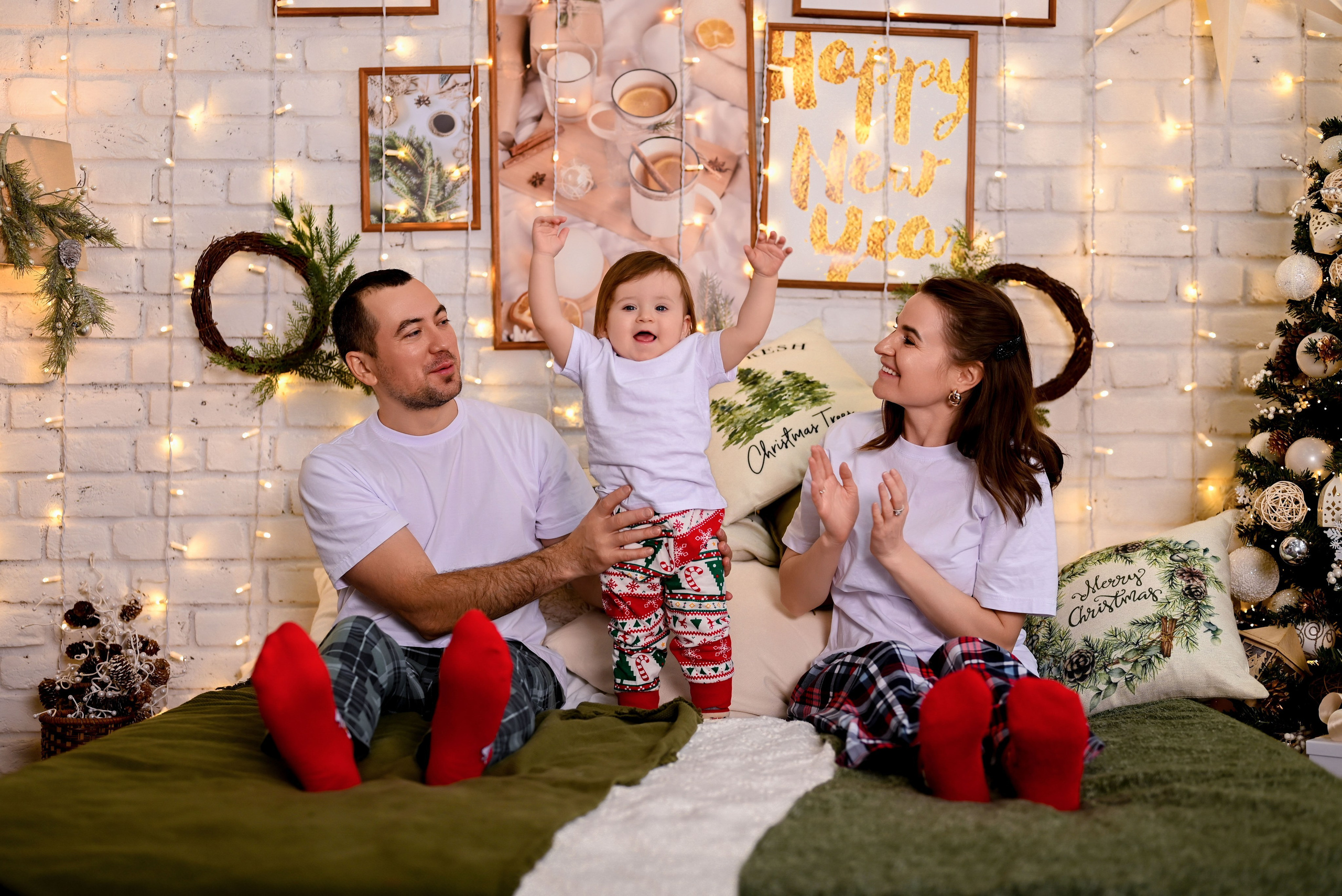 Новогодняя фотосессия. Фотостудия Зефир. Фотосессии в студии под ключ. Москва. Семейные и детские фотосессии