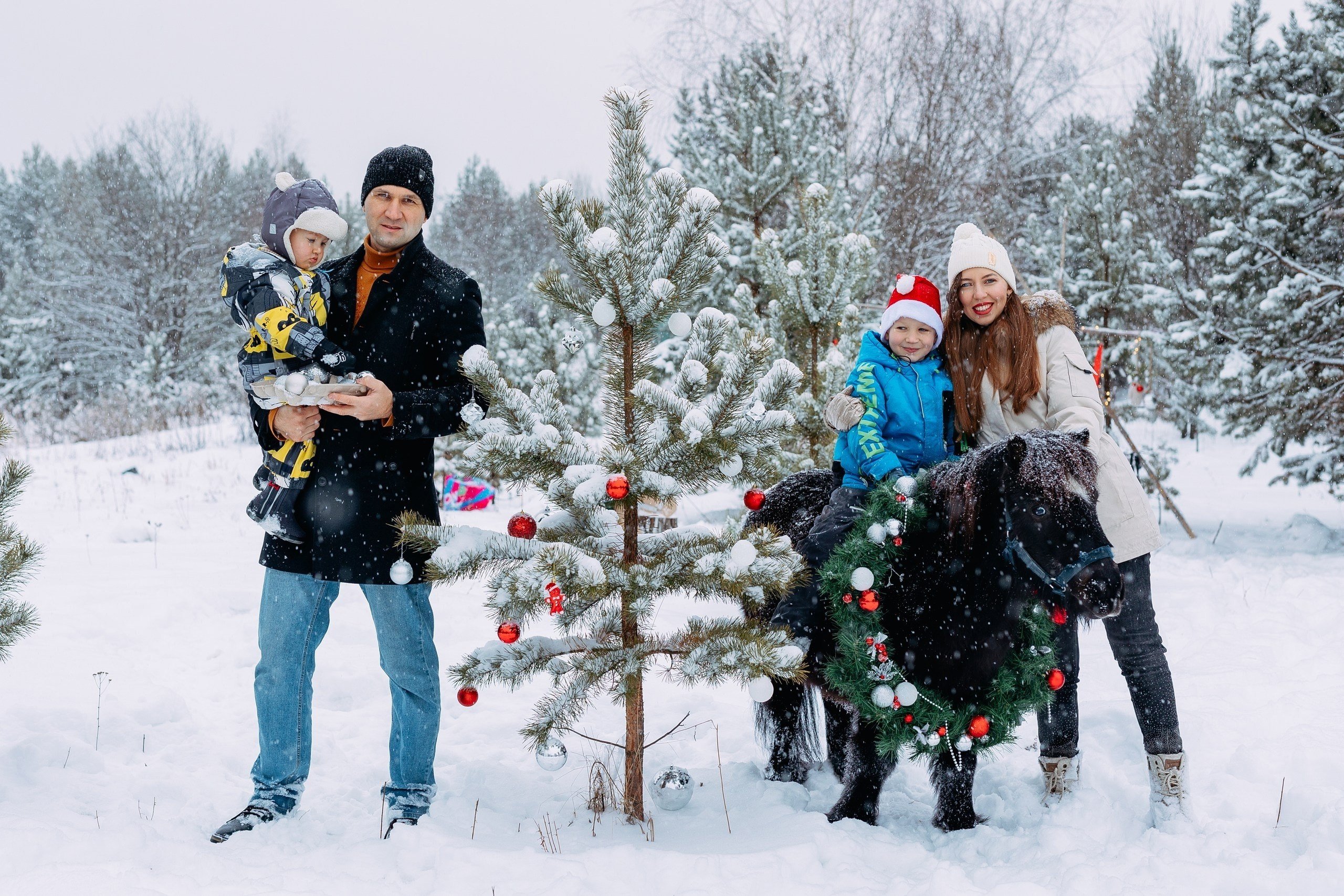 Новогодние съемки. Фотограф Екатерина Головатюк, Железногорск Красноярского края