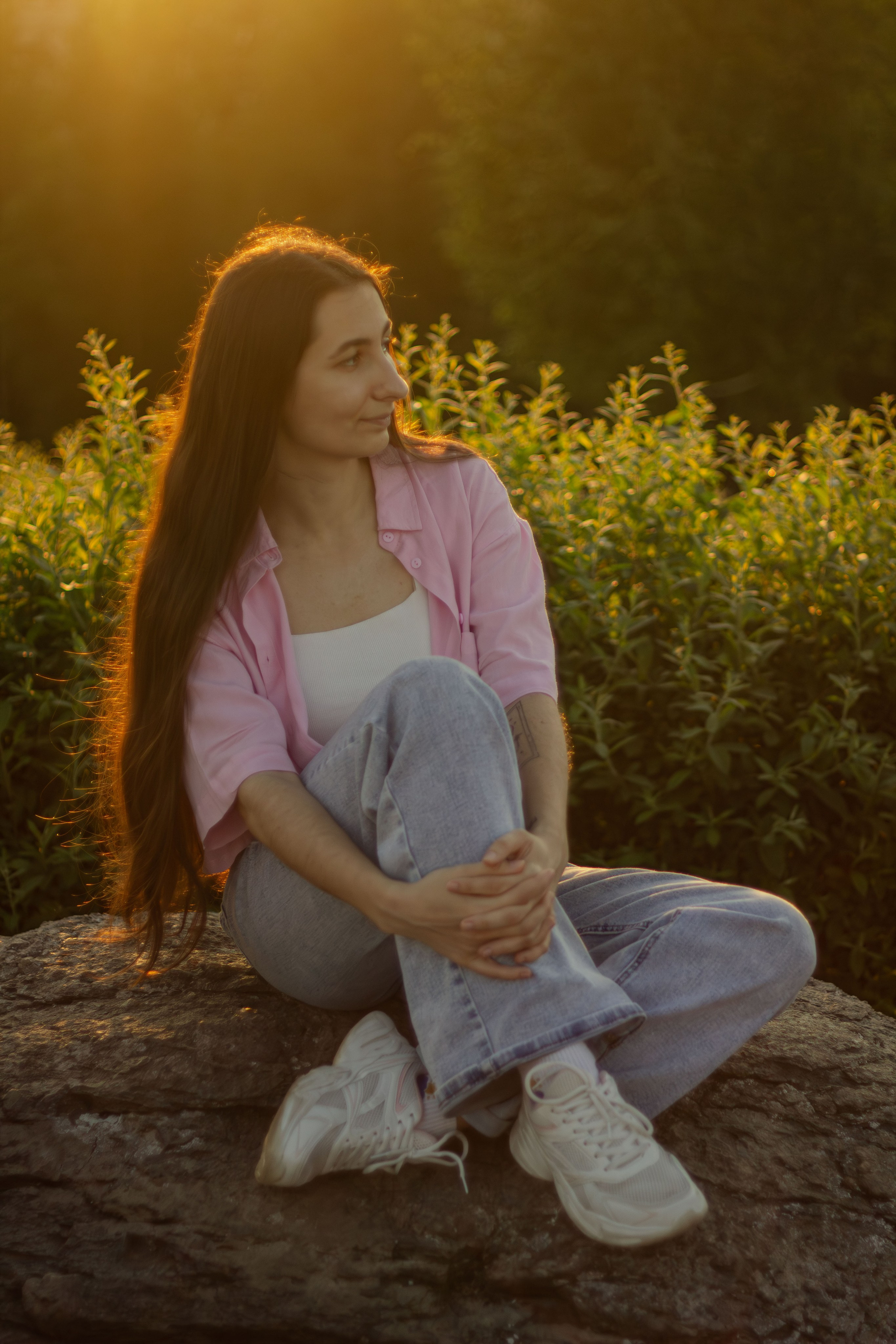 Тень на закате. Фотограф Москва, портрет, стрит, репортаж. Художественная фотосессия