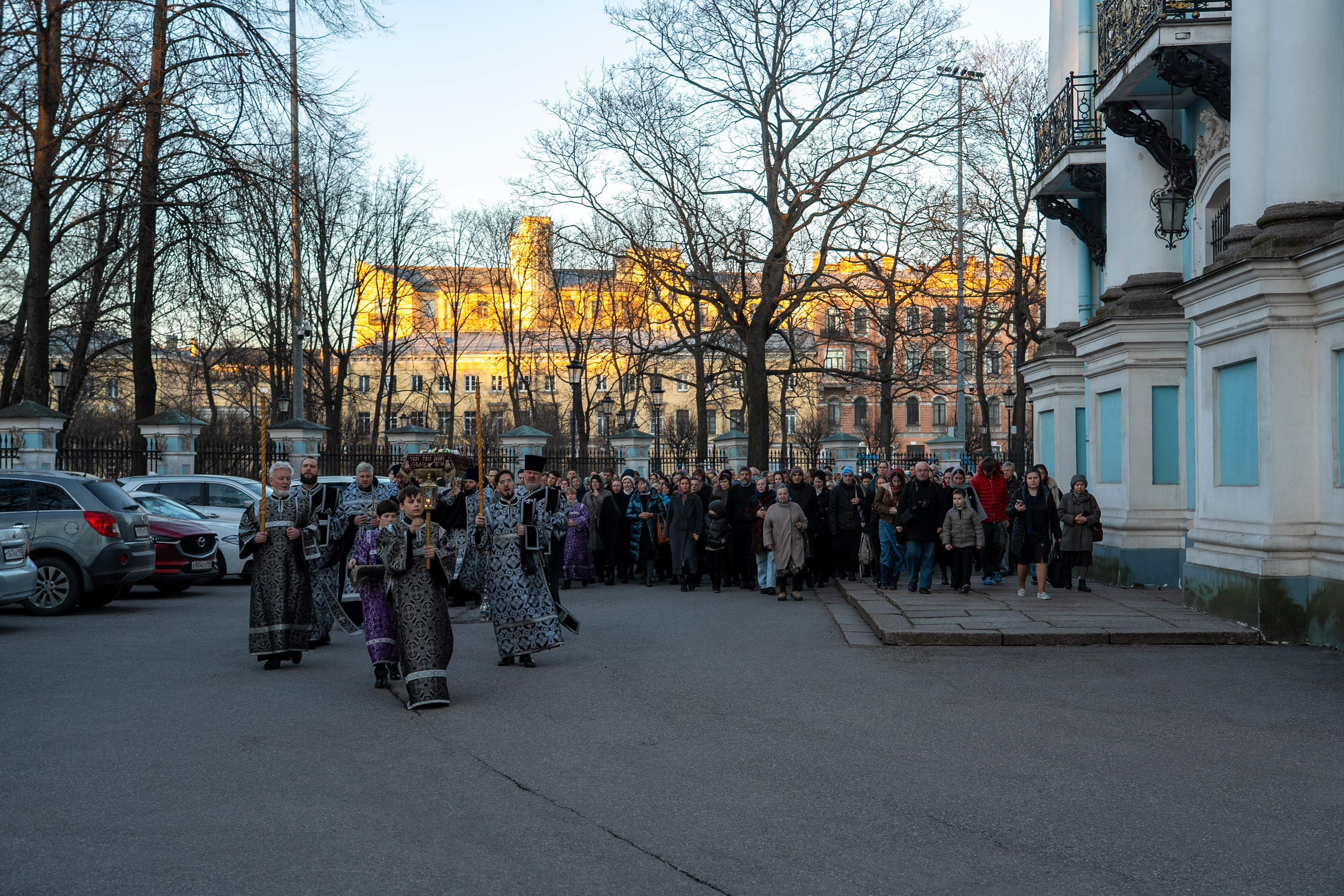 Великая пятница. Утреня с великим славословием. Чин погребения Спасителя. НИКОЛО-БОГОЯВЛЕНСКИЙ МОРСКОЙ СОБОР