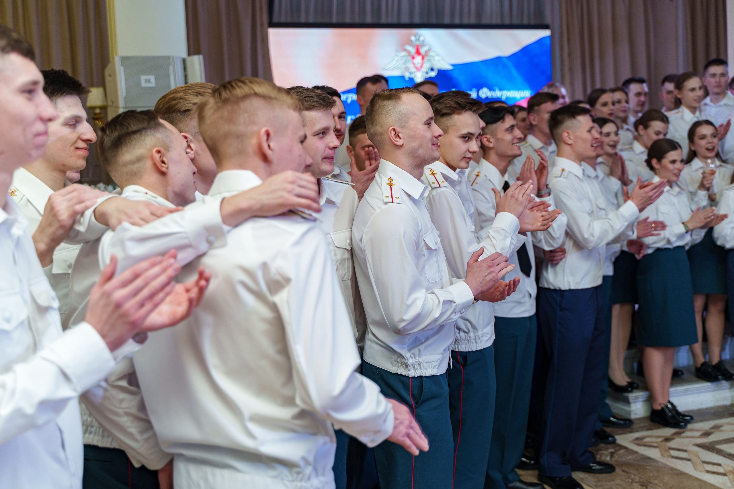 Фотосъемка выпуска военной академии и вручение дипломов