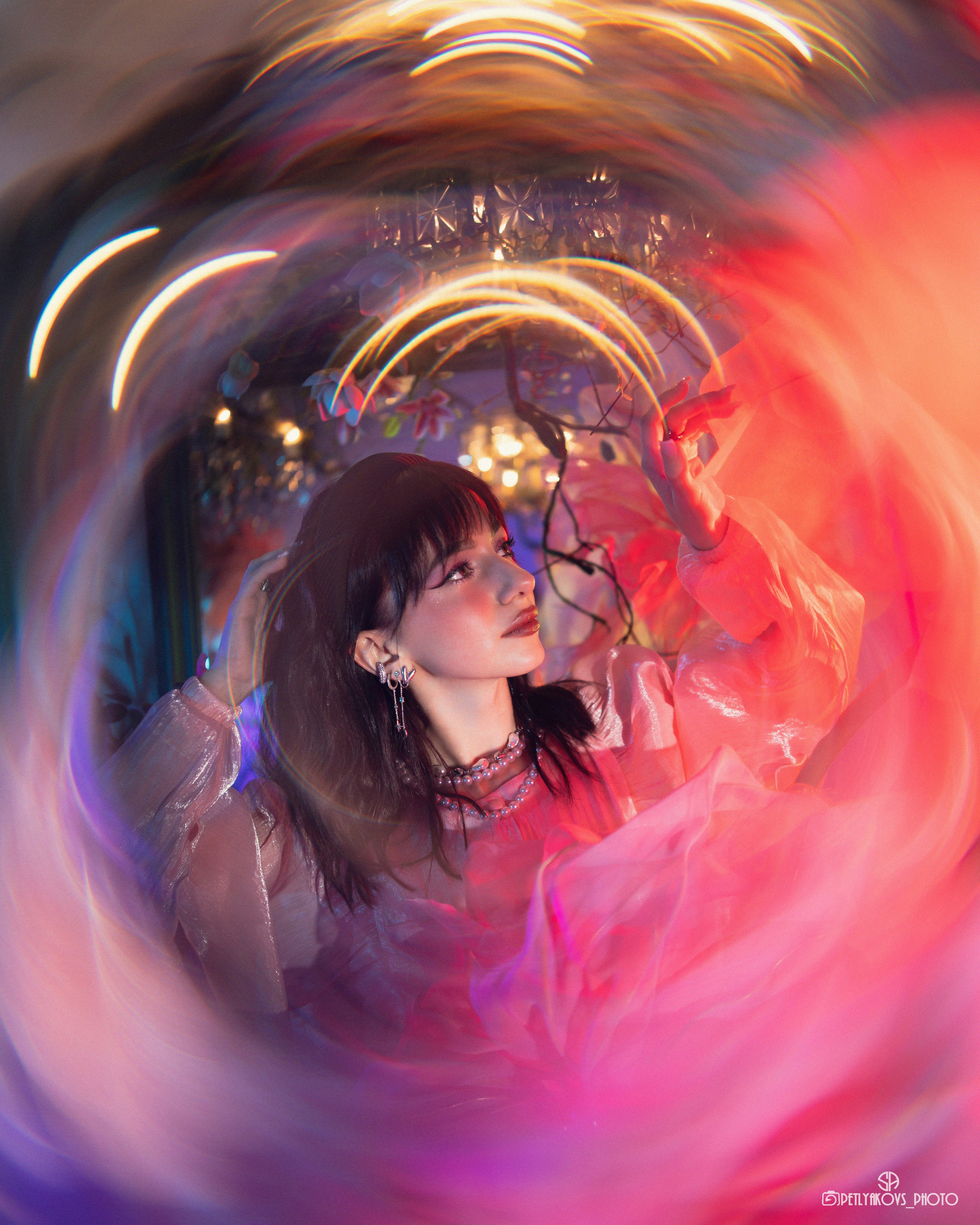 Фотосессия с цветами Тбилиси