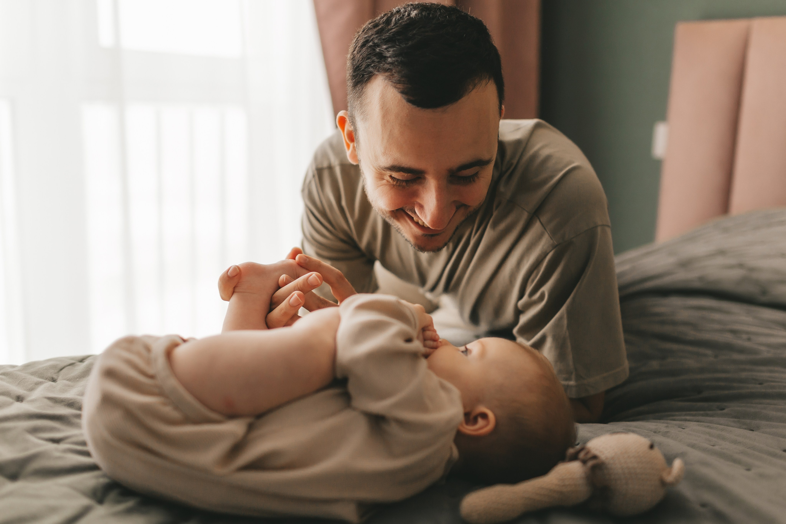 Женя, Юля и Вероника (домашняя фотосессия). Семейный и детский фотограф и видеограф в Москве, Дрокина Наталья