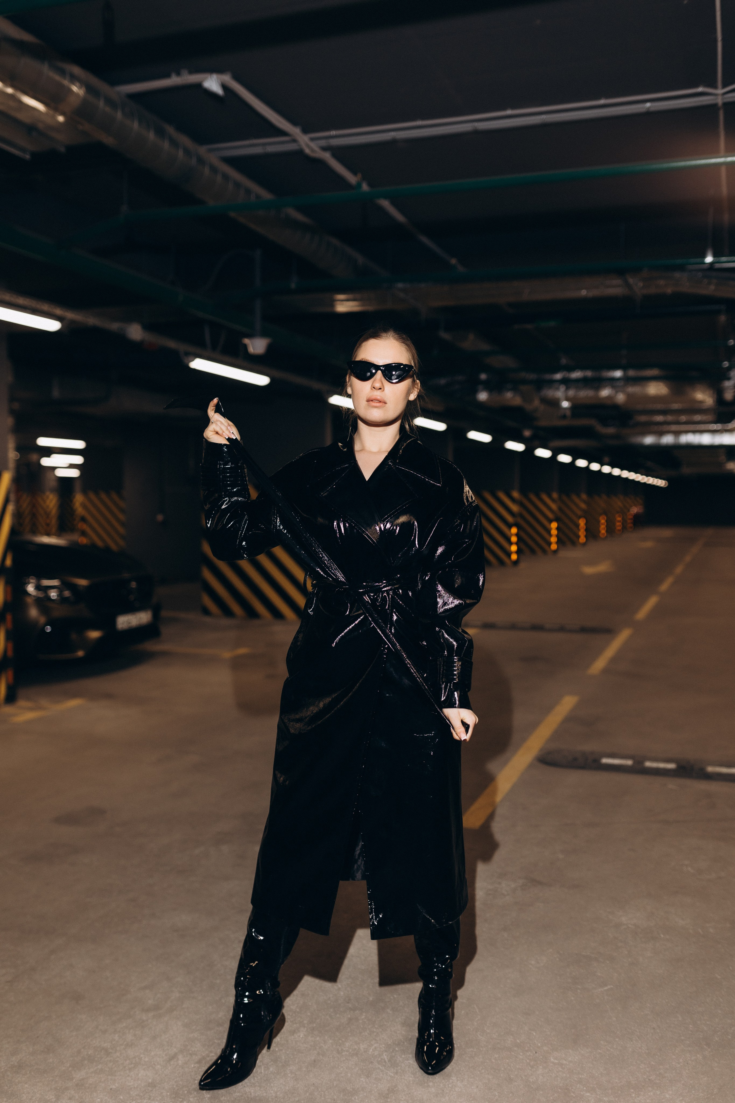 Наташа и парковка. Фотограф Артем Бросов в Санкт-Петербурге и Дубае