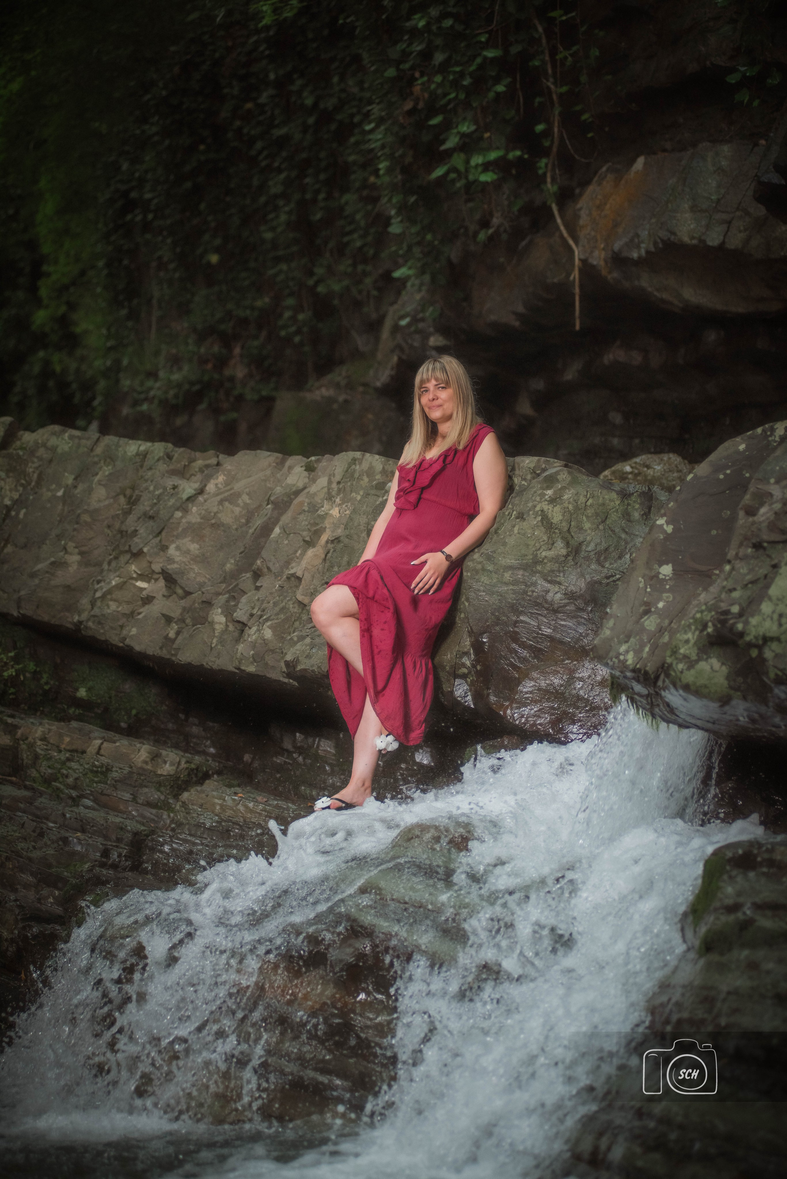 Водопадная история с Натальей. Фотограф в Сочи Сергей Чекалин