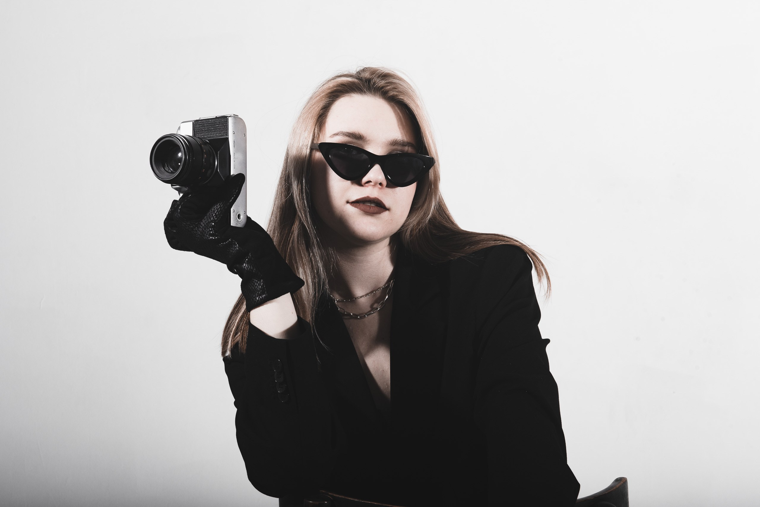 Фотосессия в студии на циклораме