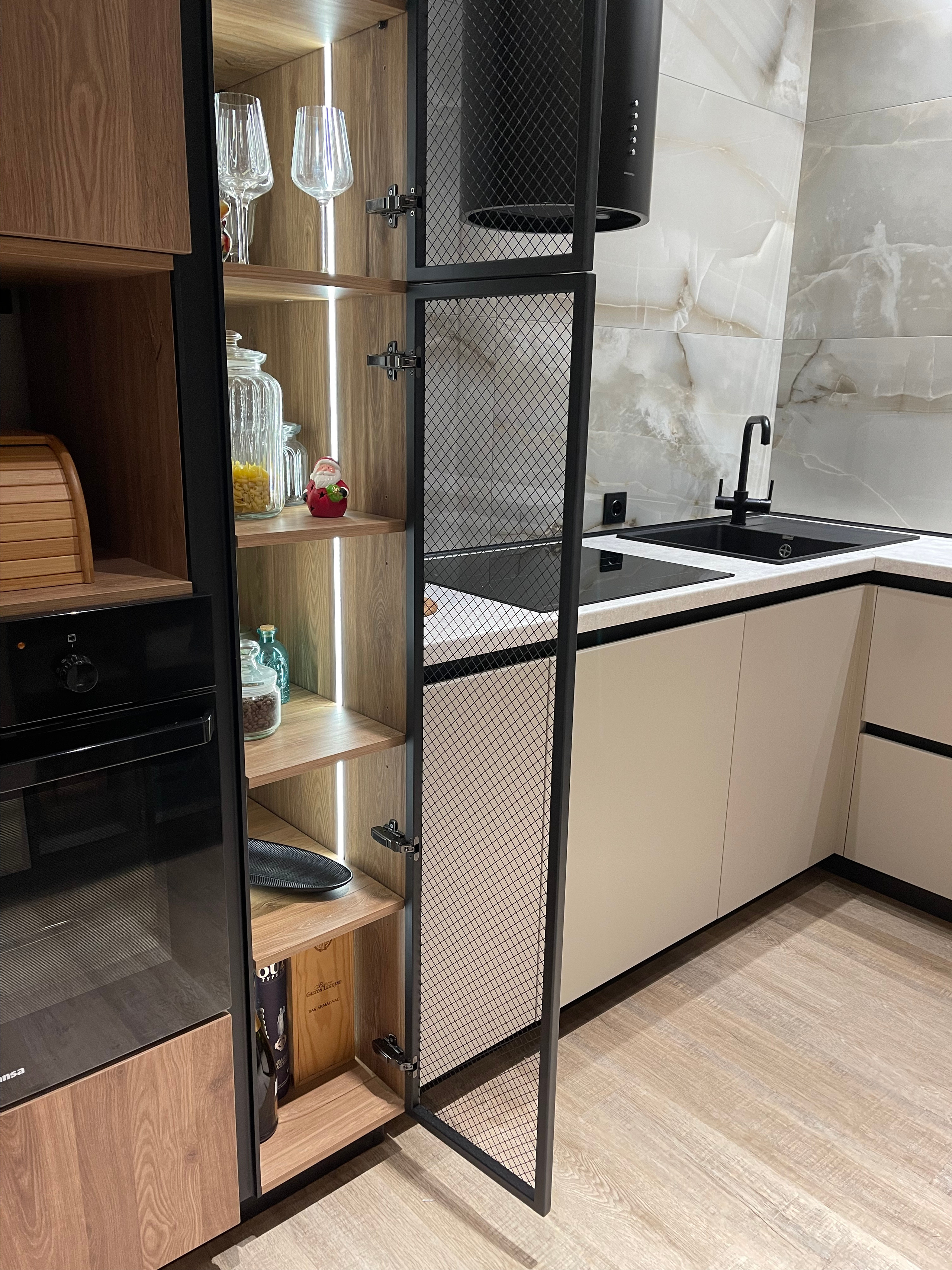 Кухня в стиле LOFT с островом. Батракова Наталья дизайнер интерьеров Санкт-Петербург Москва Архангель