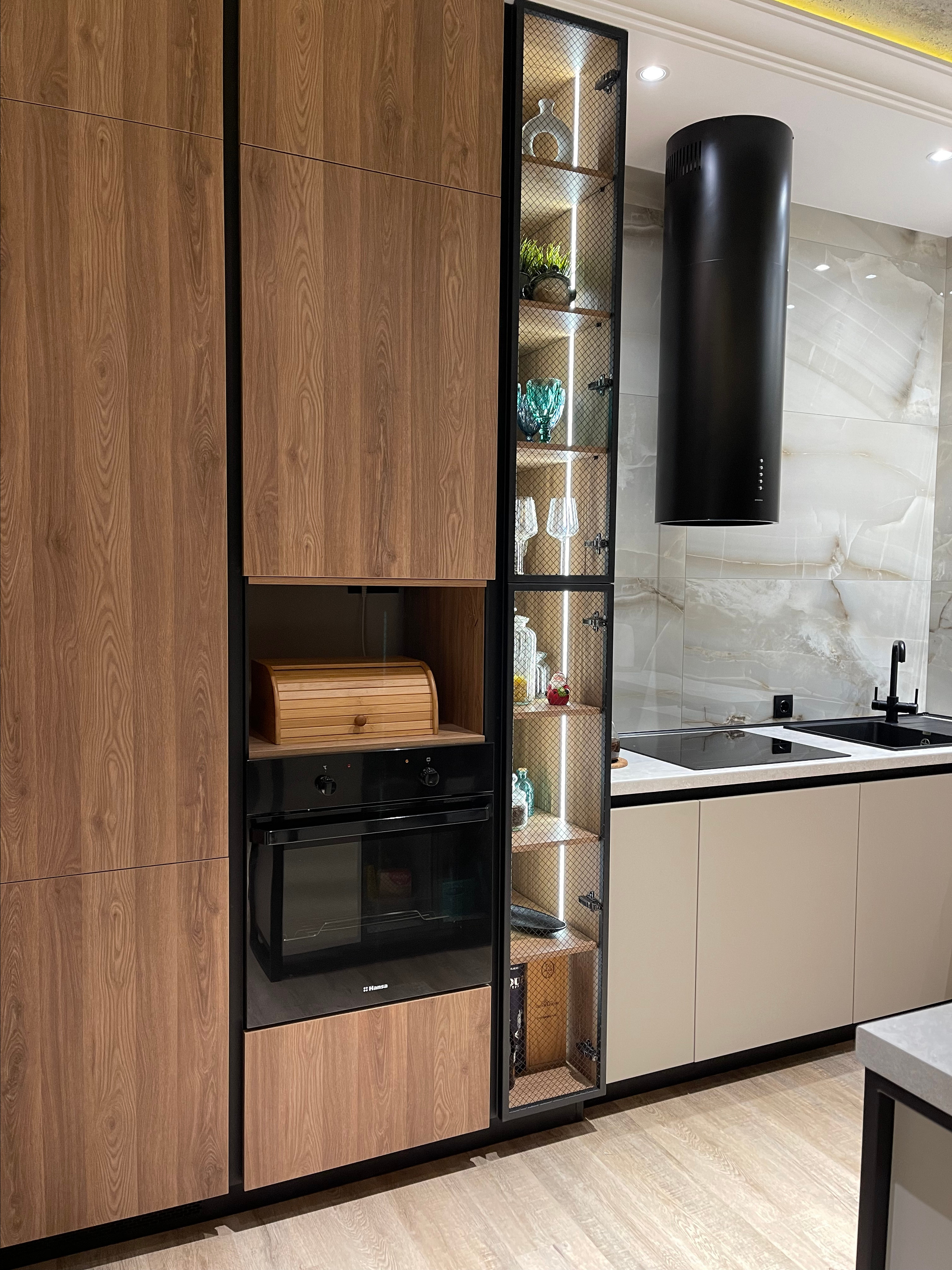 Кухня в стиле LOFT с островом. Батракова Наталья дизайнер интерьеров Санкт-Петербург Москва Архангель