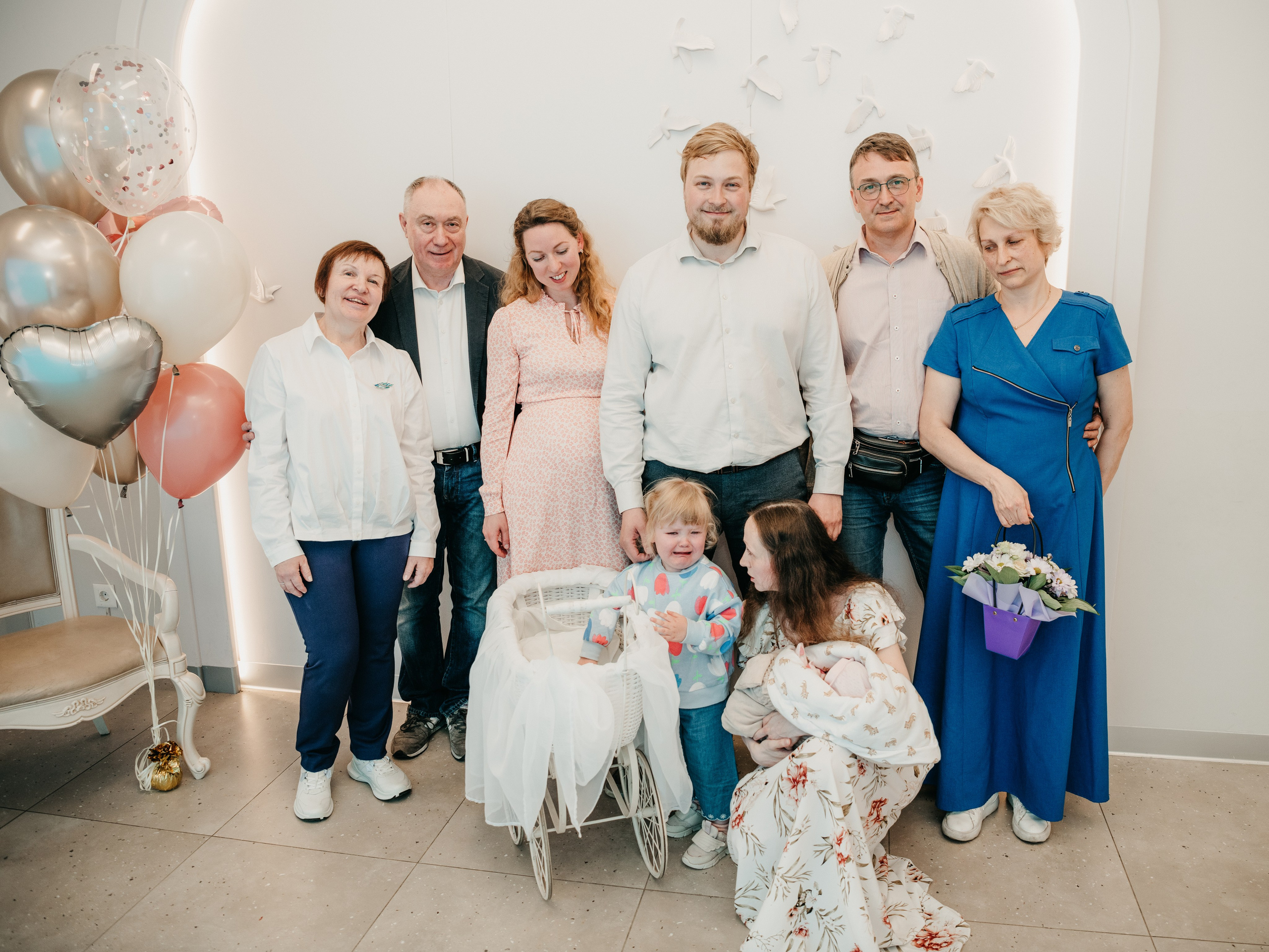 Выписка Виктории. Фотограф на выписку из роддома в Москве и МО