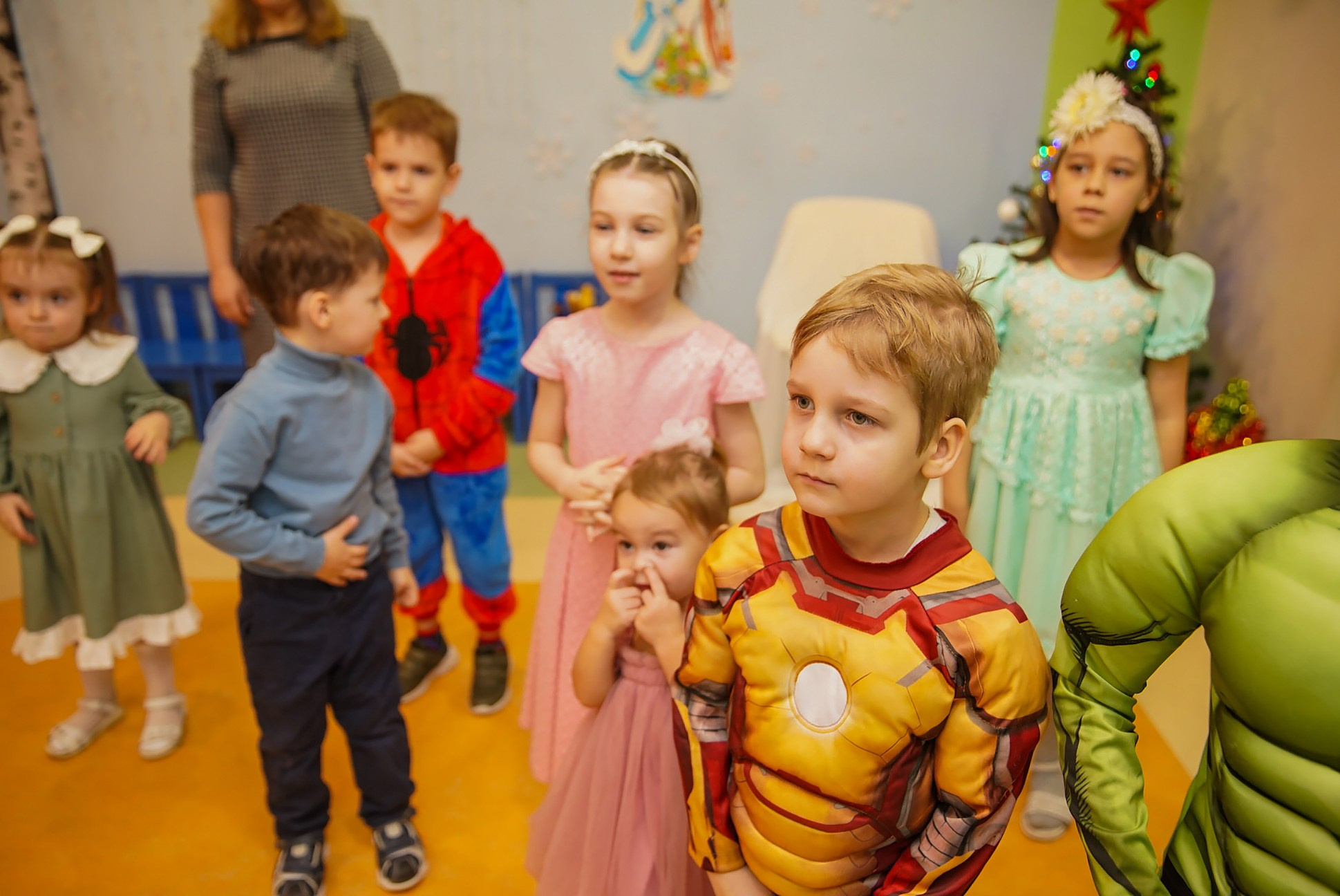 Новый год в частном детском садике. Семейный и детский фотограф в Нижнем Новгороде