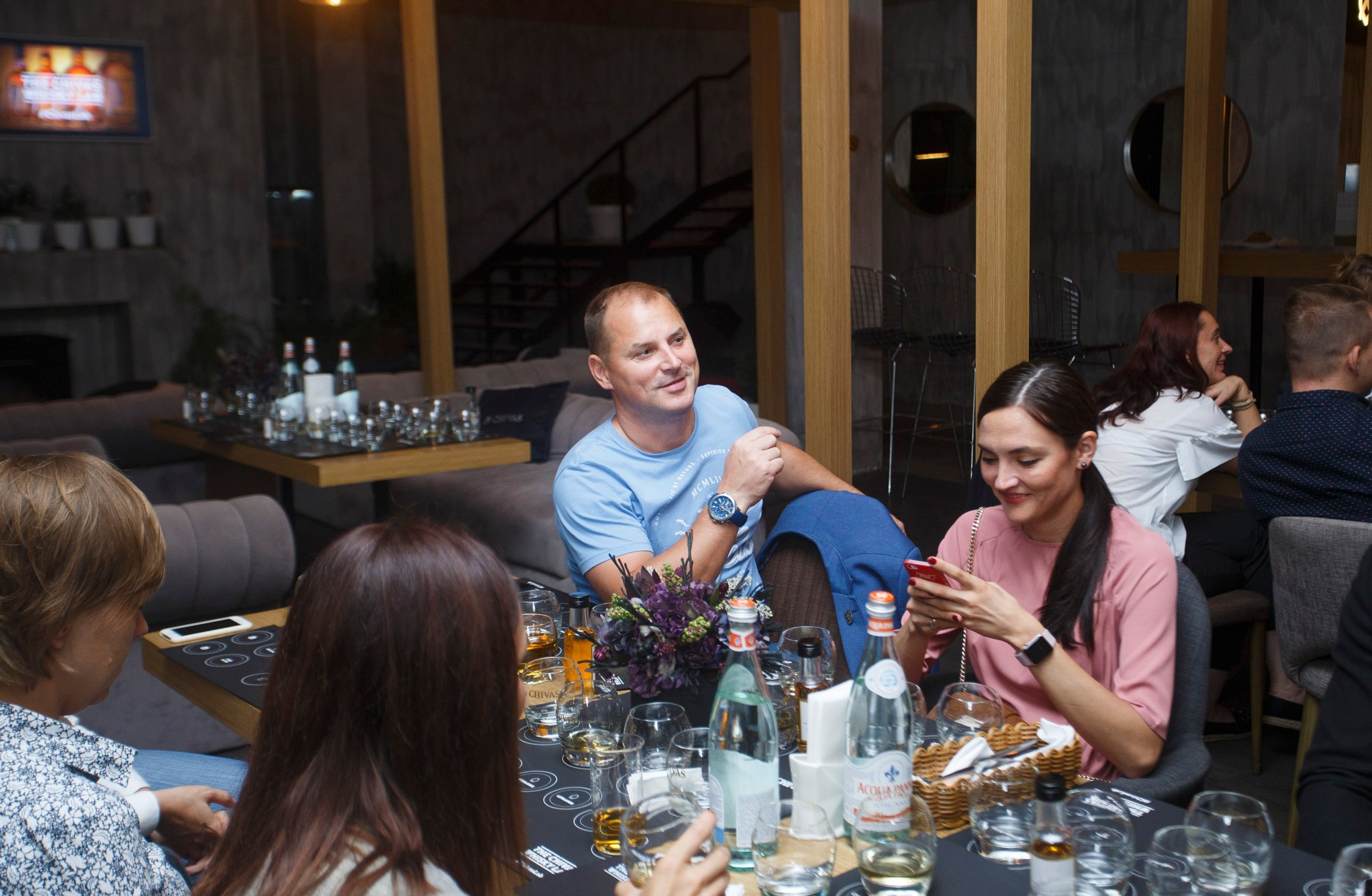 Dinner Chivas. Reportage and staged photographer Natalia Sannikova