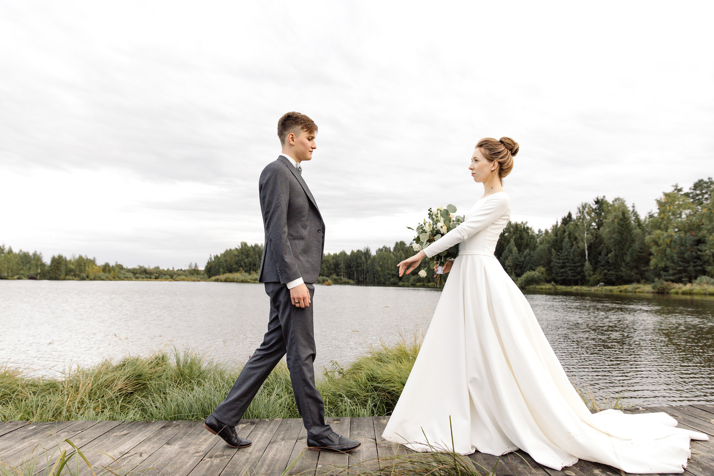 Единение с природой. Свадебный день Кати и Саши