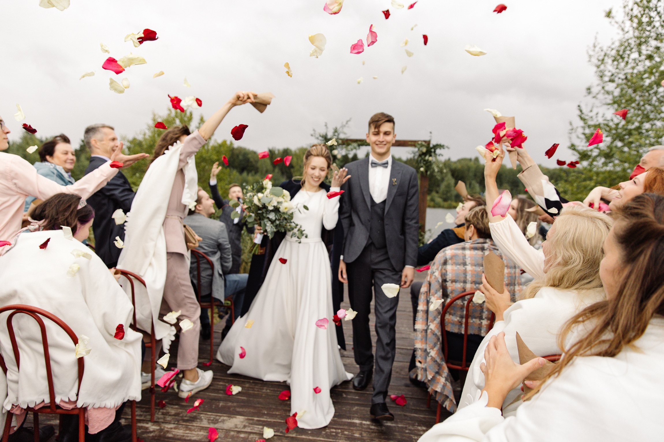Единение с природой. Свадебный день Кати и Саши
