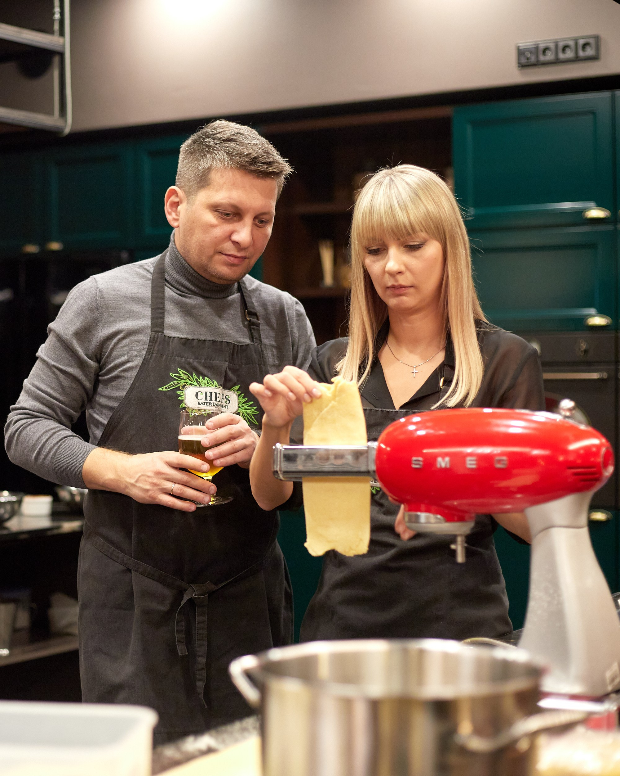 В помещении