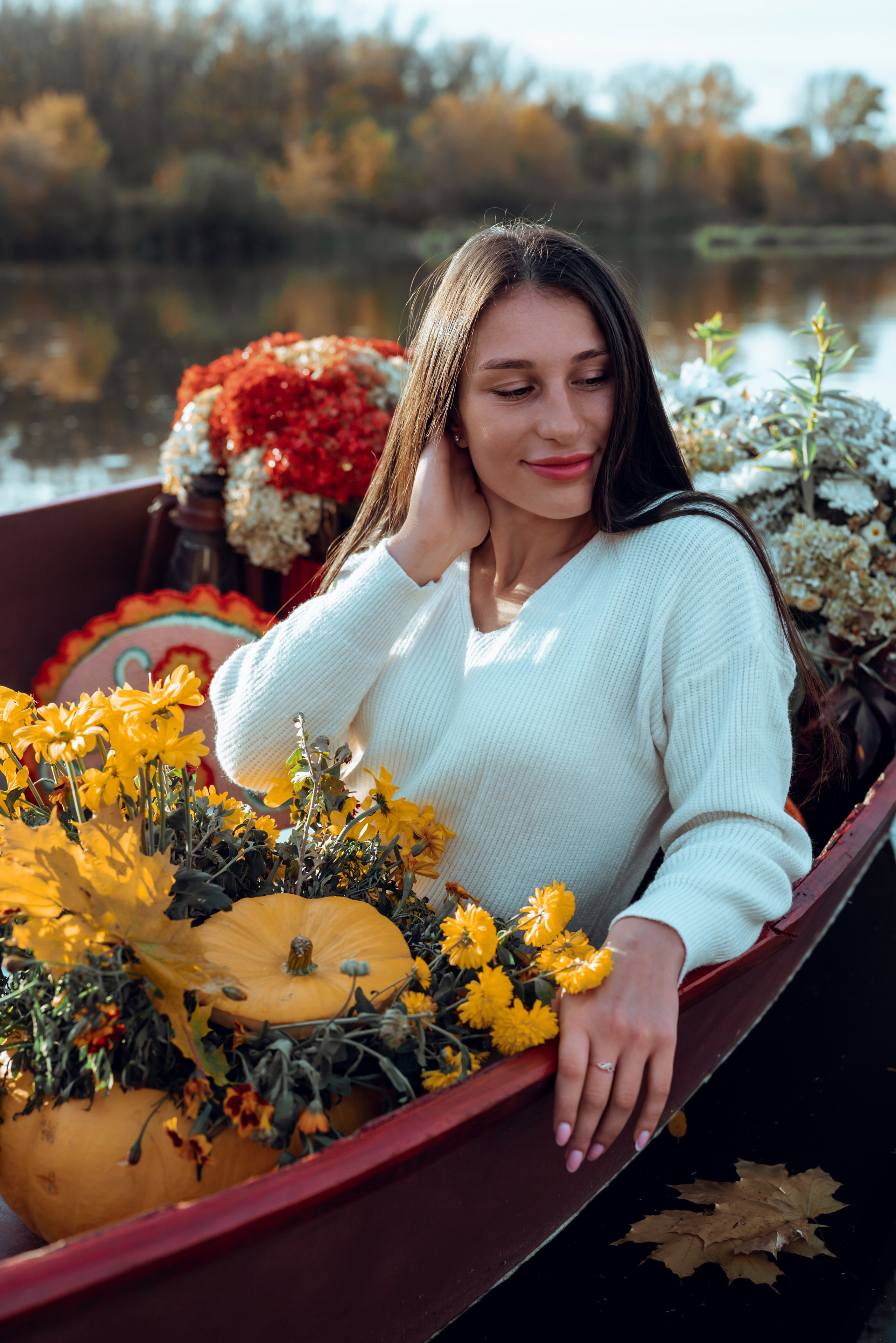 Фотопроект с осенней лодкой. Фотограф в городе Салават