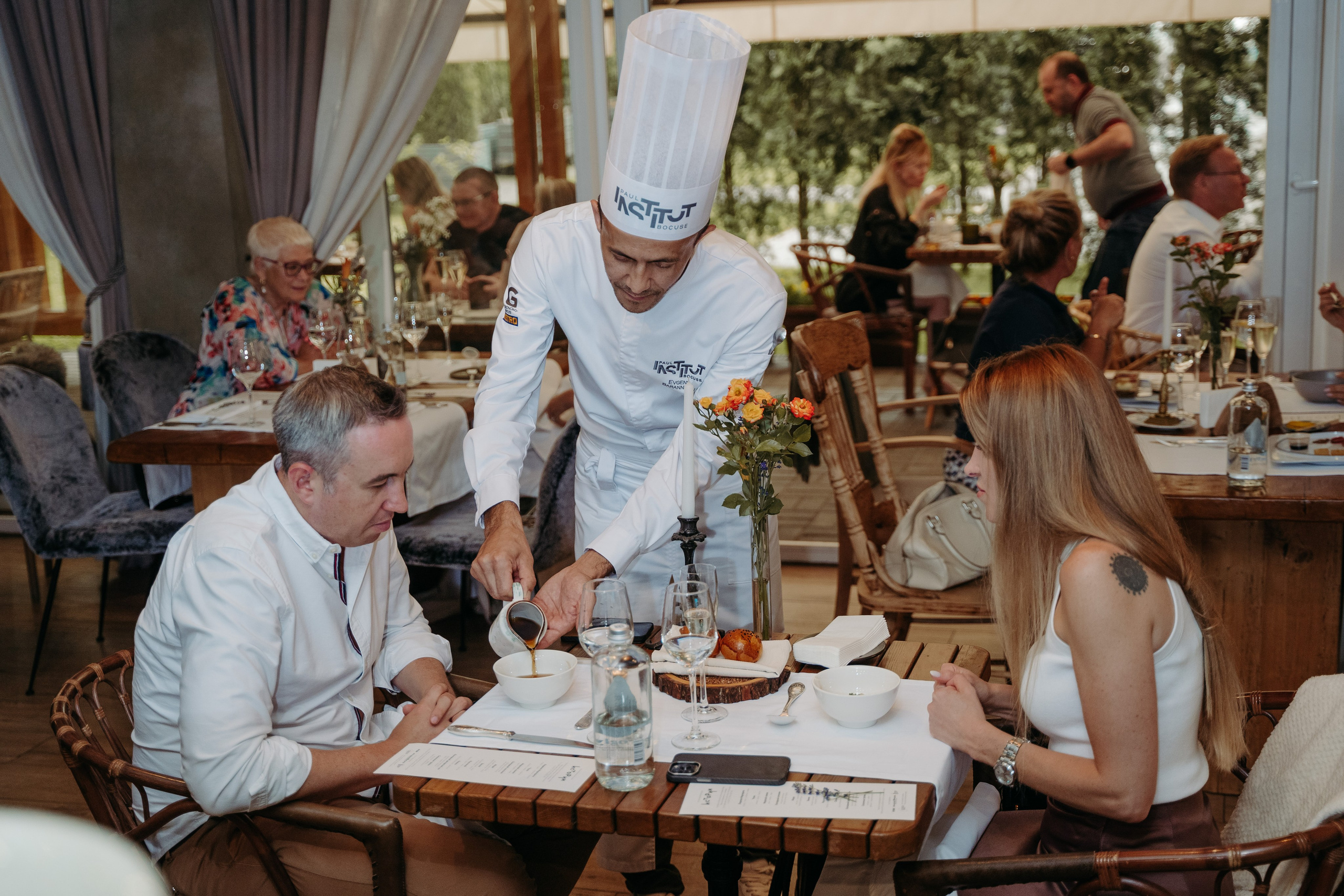 Открытый ужин с Mishlen Шеф Поварами. Репортажный и свадебный фотограф в Москве Рая Небогатова