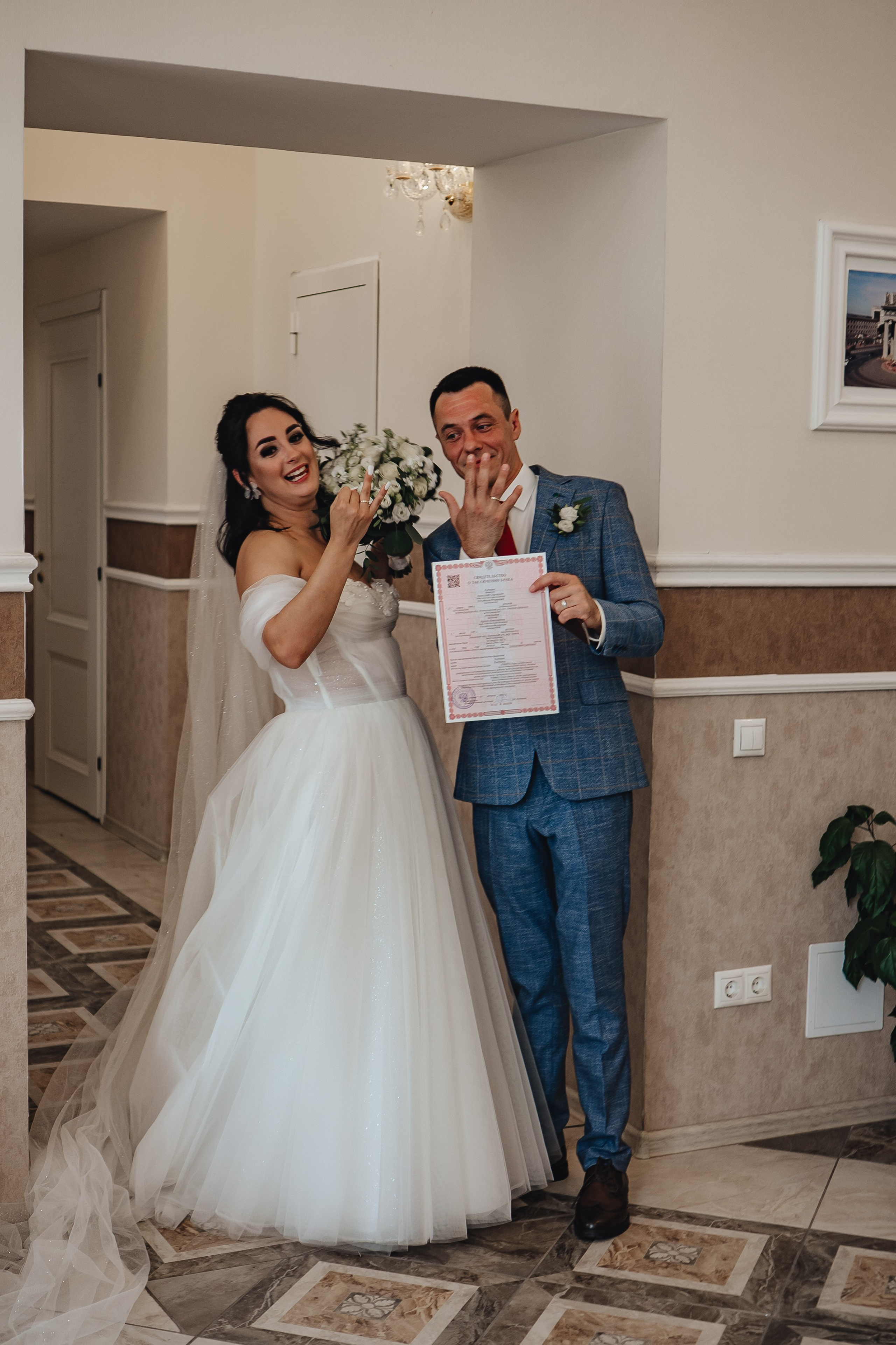 СВАДЕБНАЯ СЬЕМКА В ЗАГСЕ НА МОСКОВСКОМ ПРОСПЕКТЕ. Профессиональный фотограф, Санкт-Петербург — Виктория Богомолова