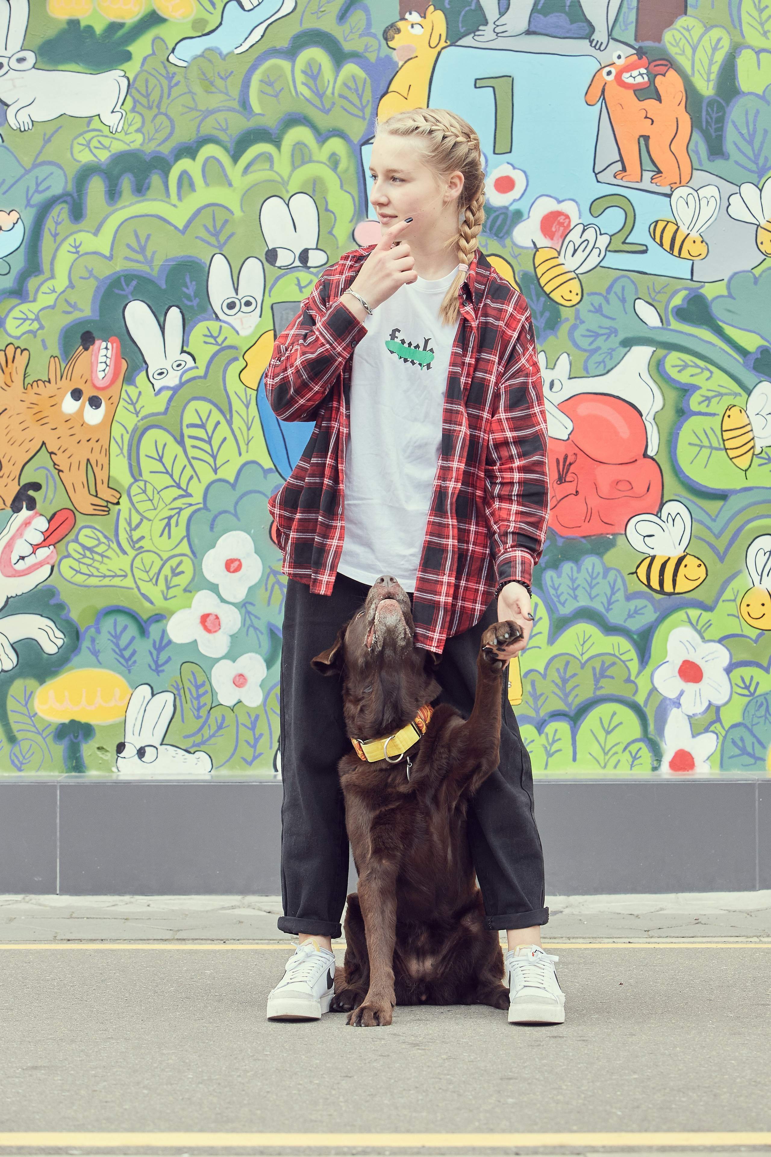 Портретная фотосессия Софы и питомцев. Екатерина Осипова — профессиональный фотограф в Москве