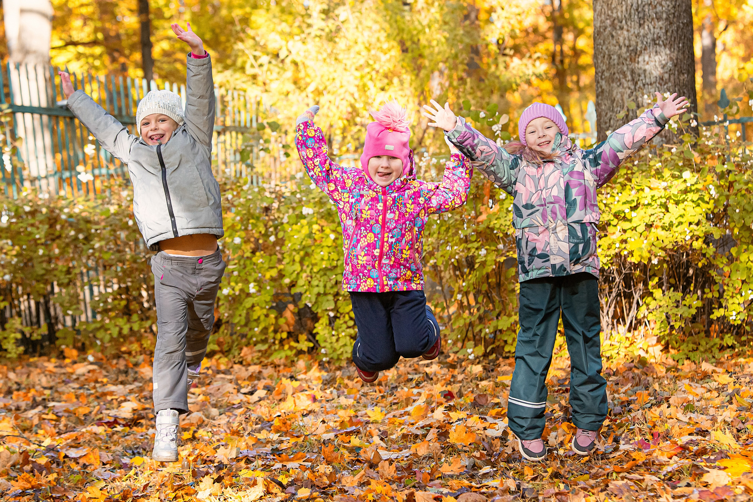 Осень в детском саду. Свадебный, семейный, детский фотограф в Санкт-Петербурге
