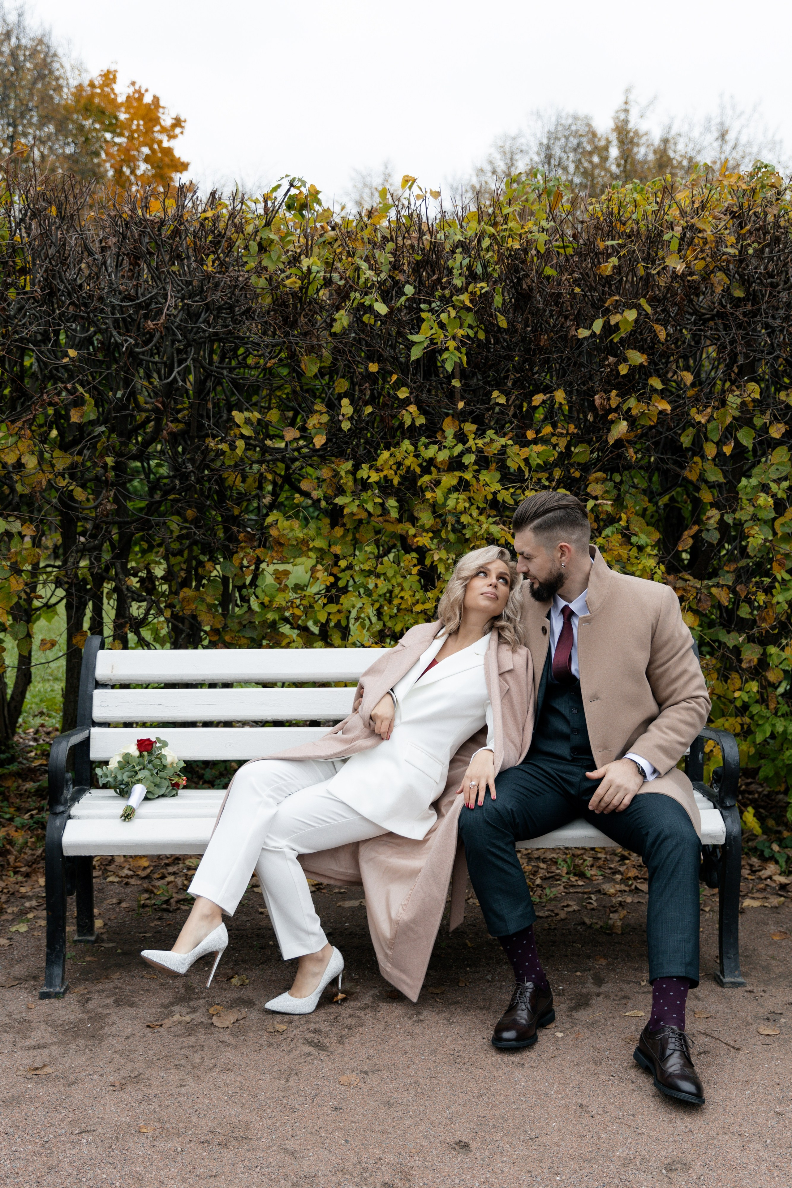 Даниил и Анастасия прогулка по Кусково. Свадебный фотограф в Москве