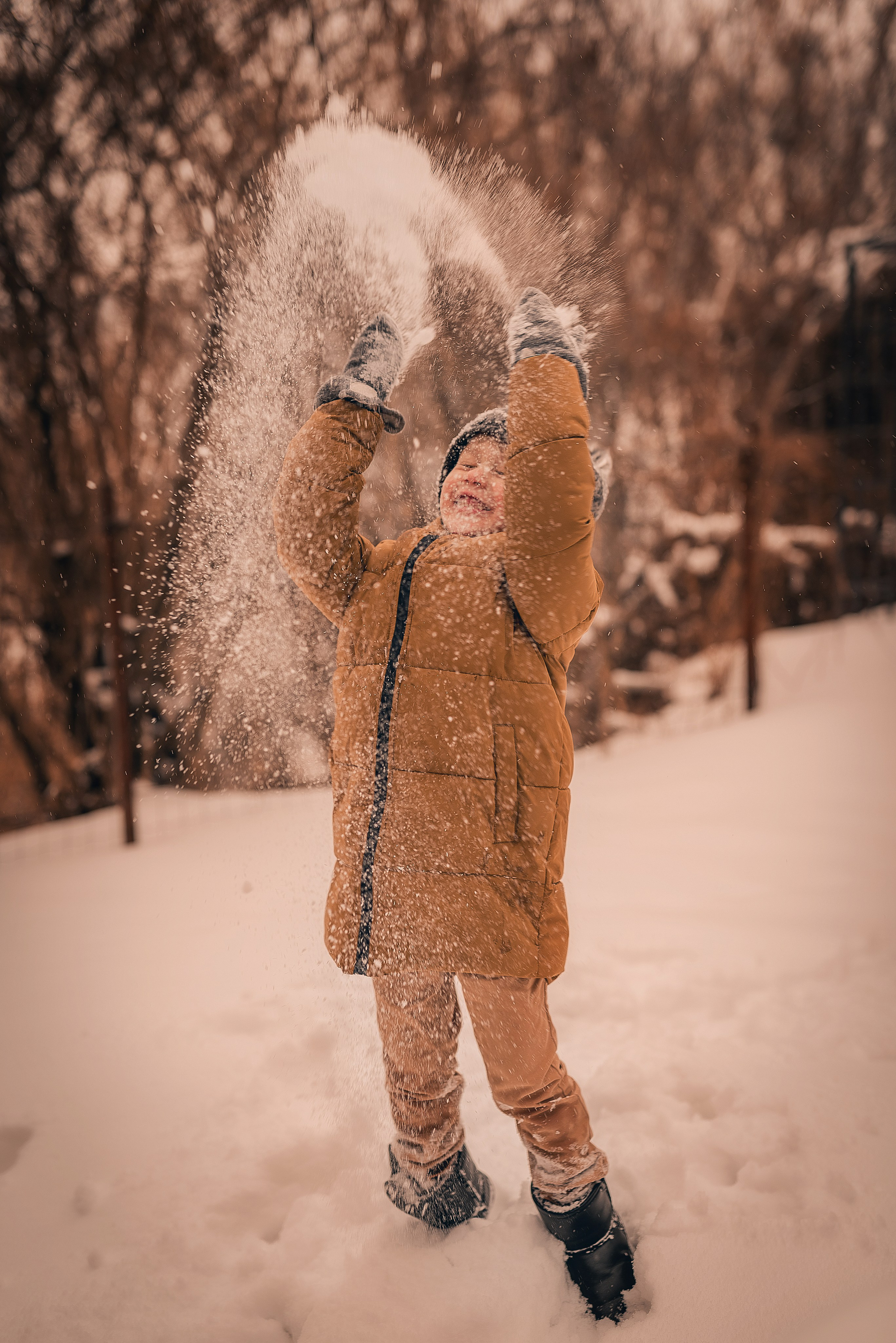 Зимняя прогулка. Семейный, детский фотограф в Воронеже Анна Никитина