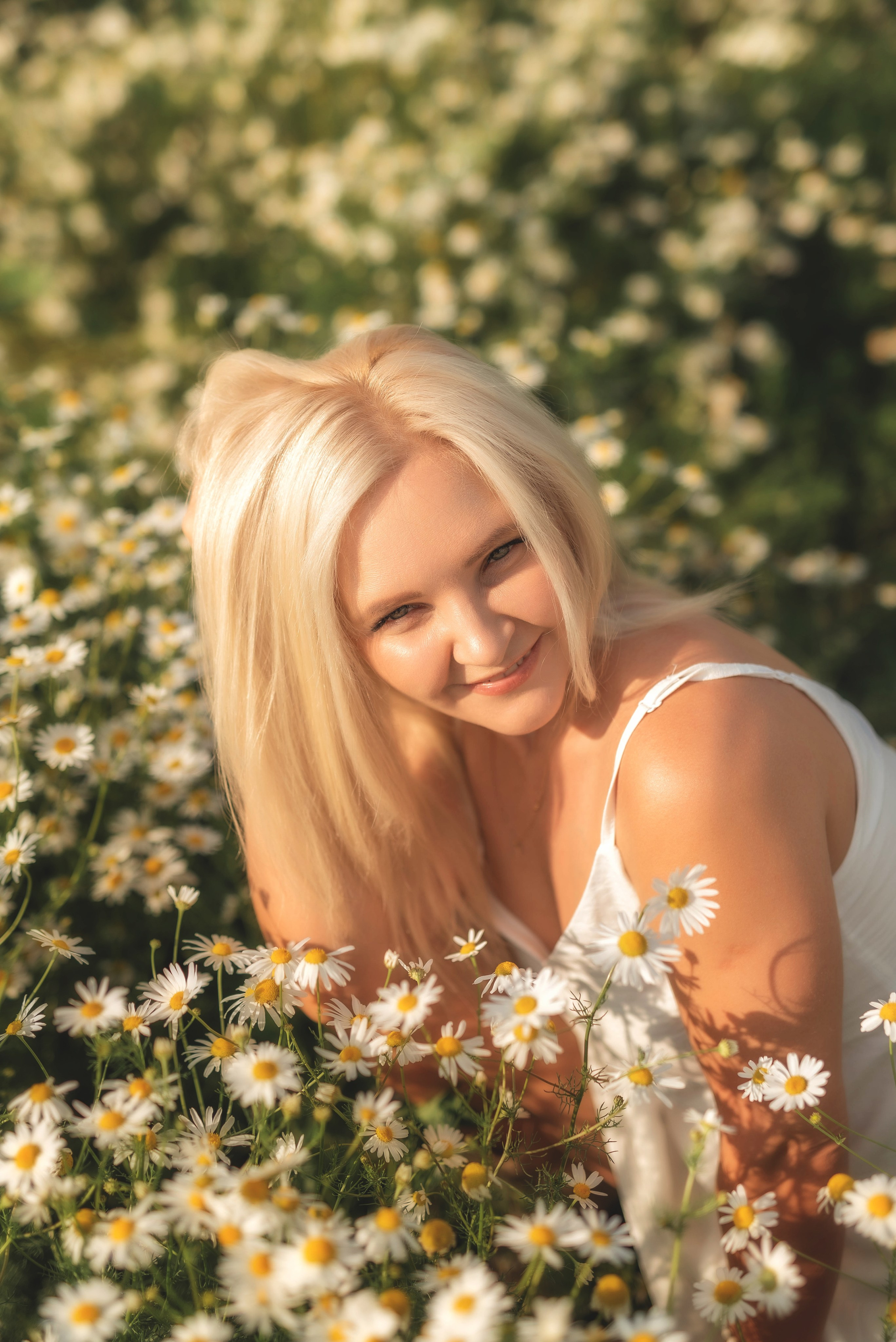 Фотосессия в поле с ромашками. Семейный, детский фотограф в Воронеже Анна Никитина