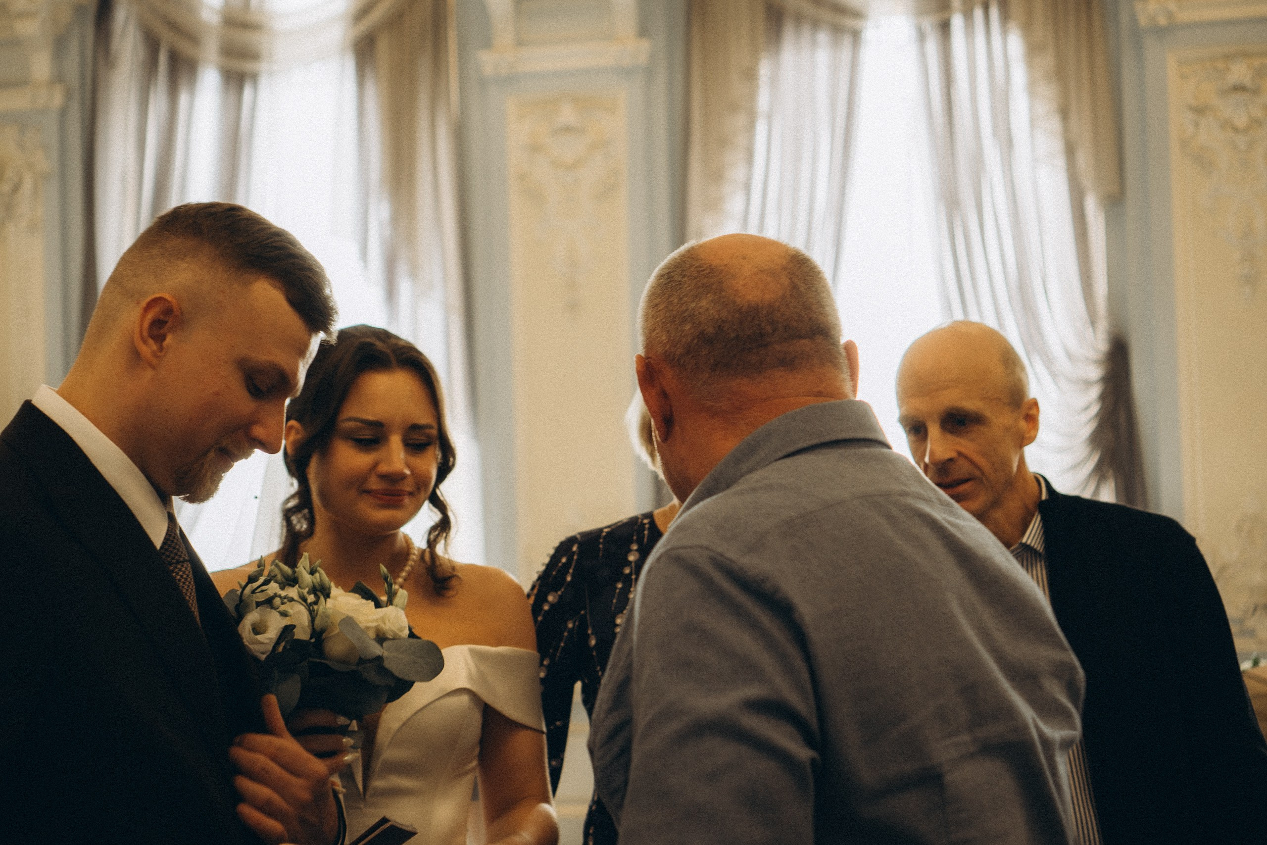 СВАДЕБНАЯ СЬЕМКА ВО ВТОРОМ ДВОРЦЕ БРАКОСОЧЕТАНИЯ. Профессиональный фотограф, Санкт-Петербург — Виктория Богомолова