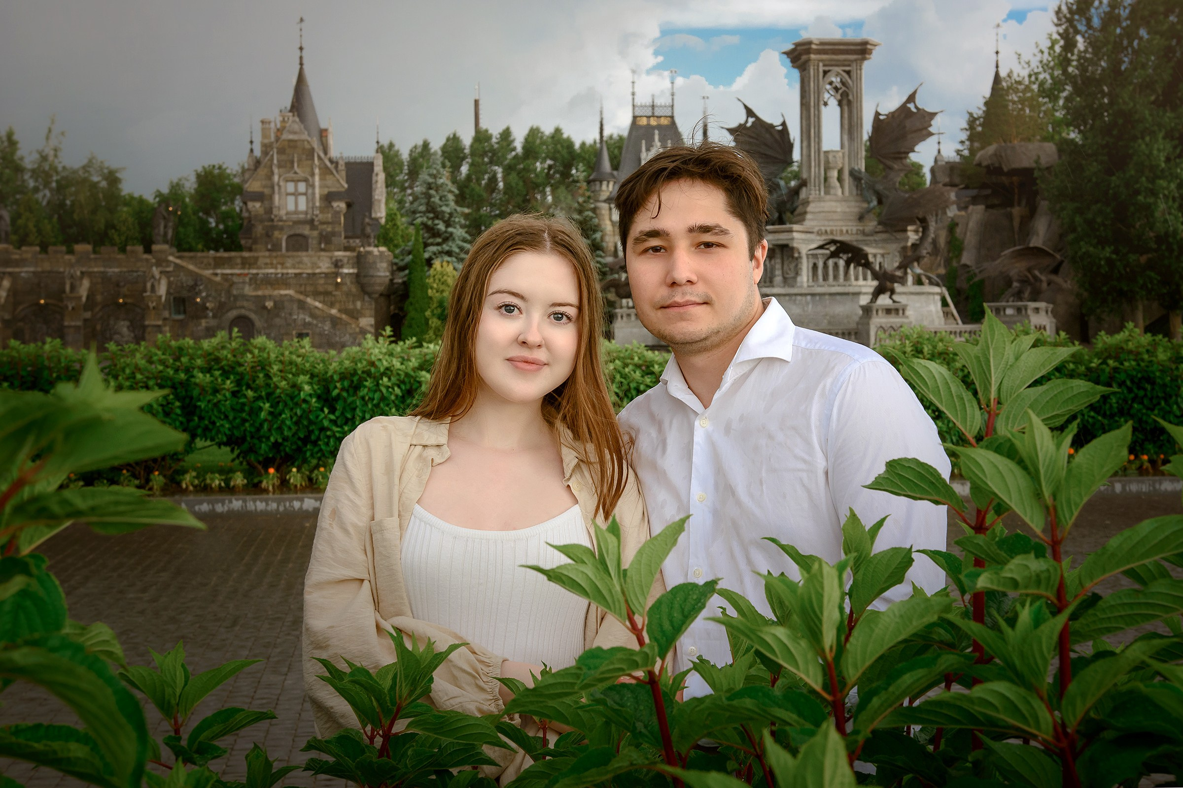 Фотосессия у Замка Гарибальди А&К. Фотограф Оксана Сафонова