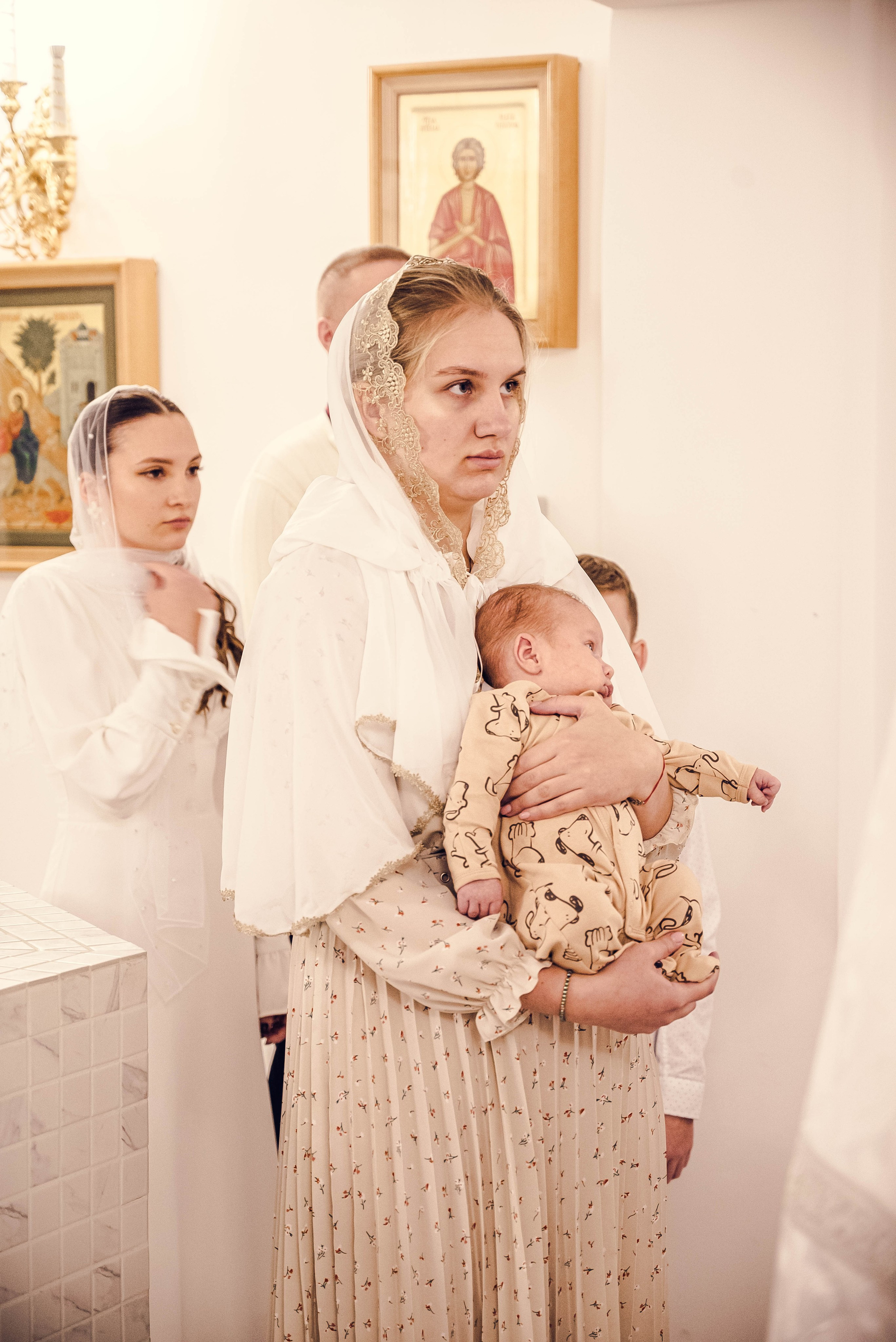 Крещение Мирона. Семейный и детский фотограф Москва