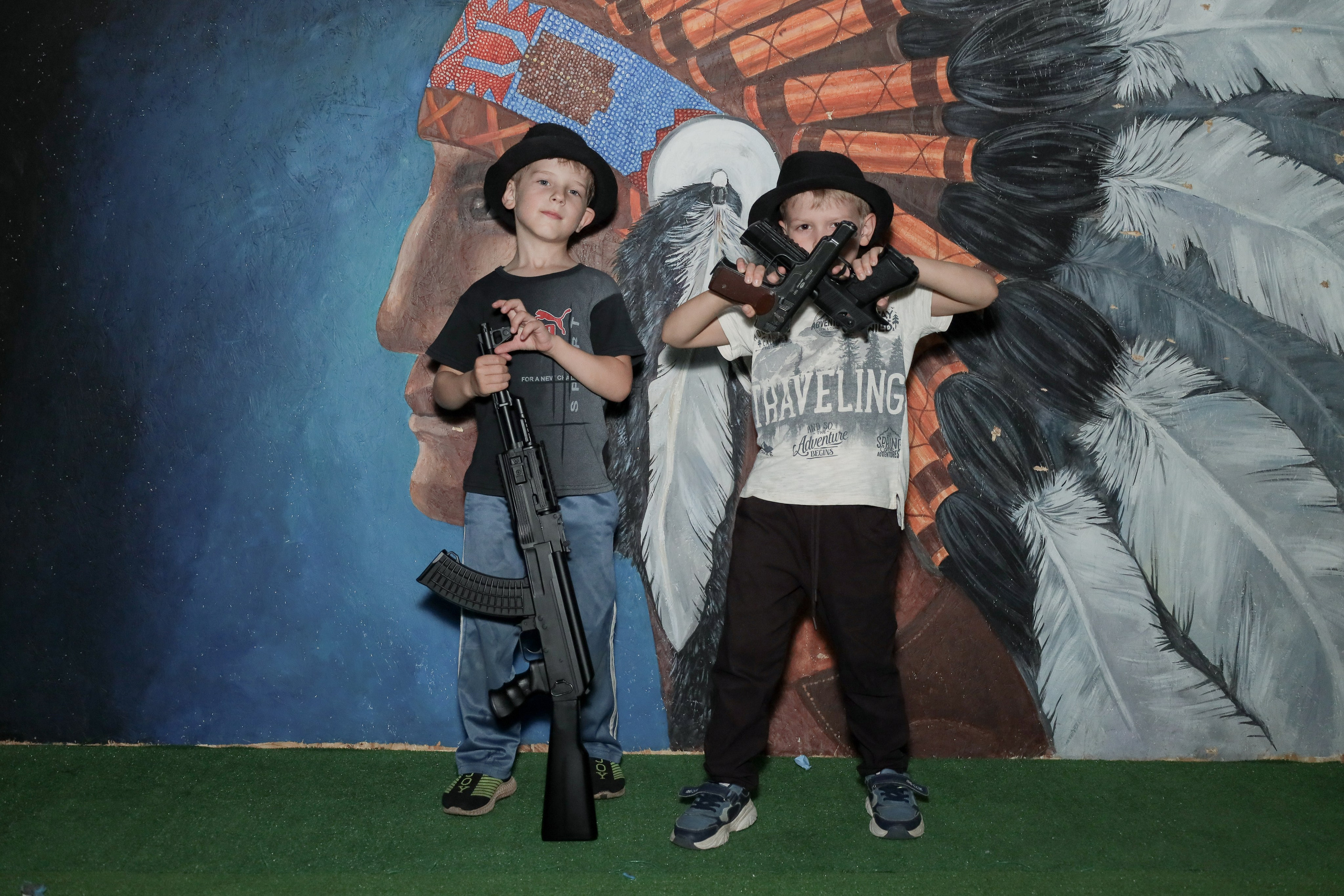 День рождение в стрелковом клубе. Фотограф Надршина Лилия