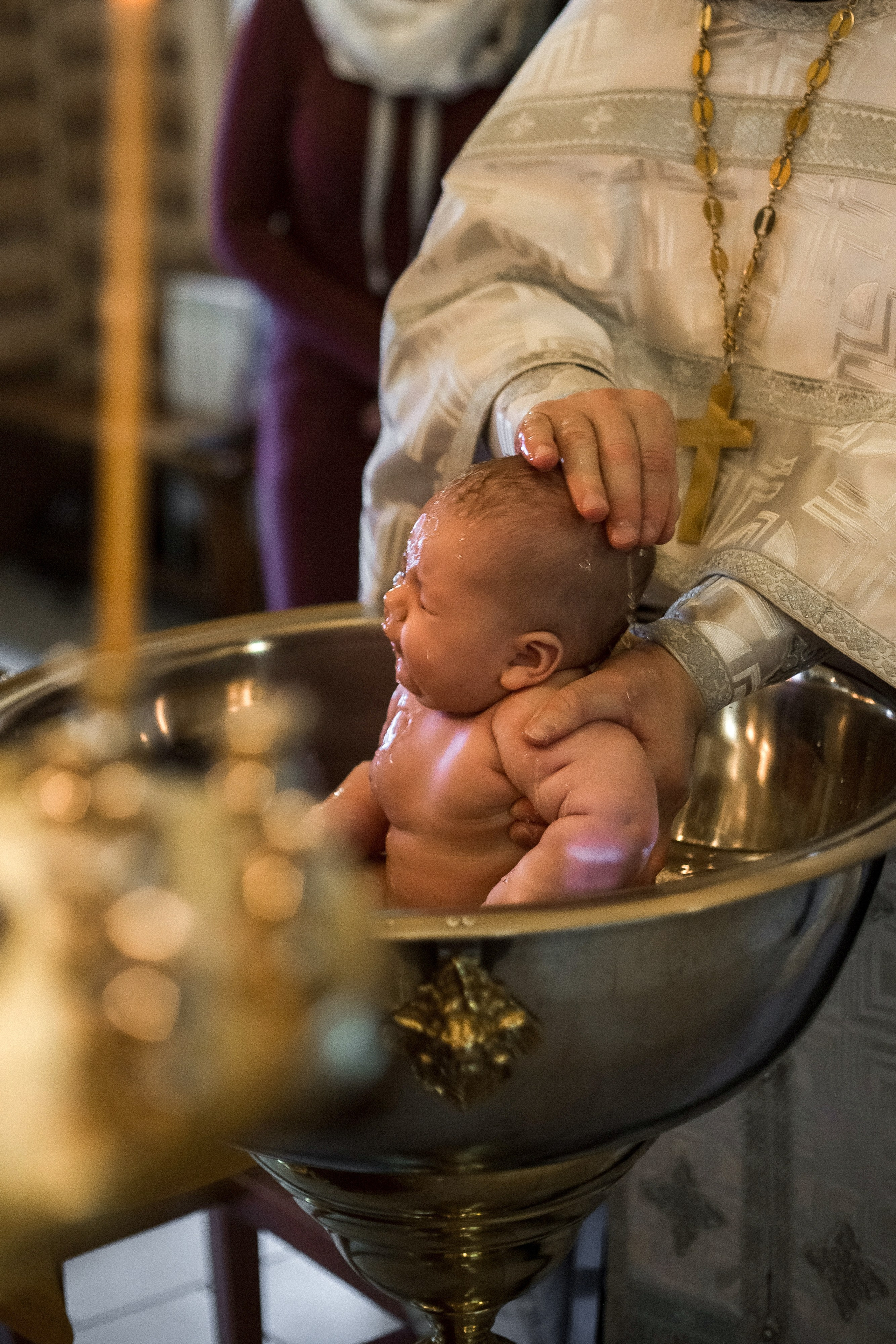 Таинство Крещения Ксении. Портретный, семейный, свадебный фотограф в Брянске Маргарита Василькова