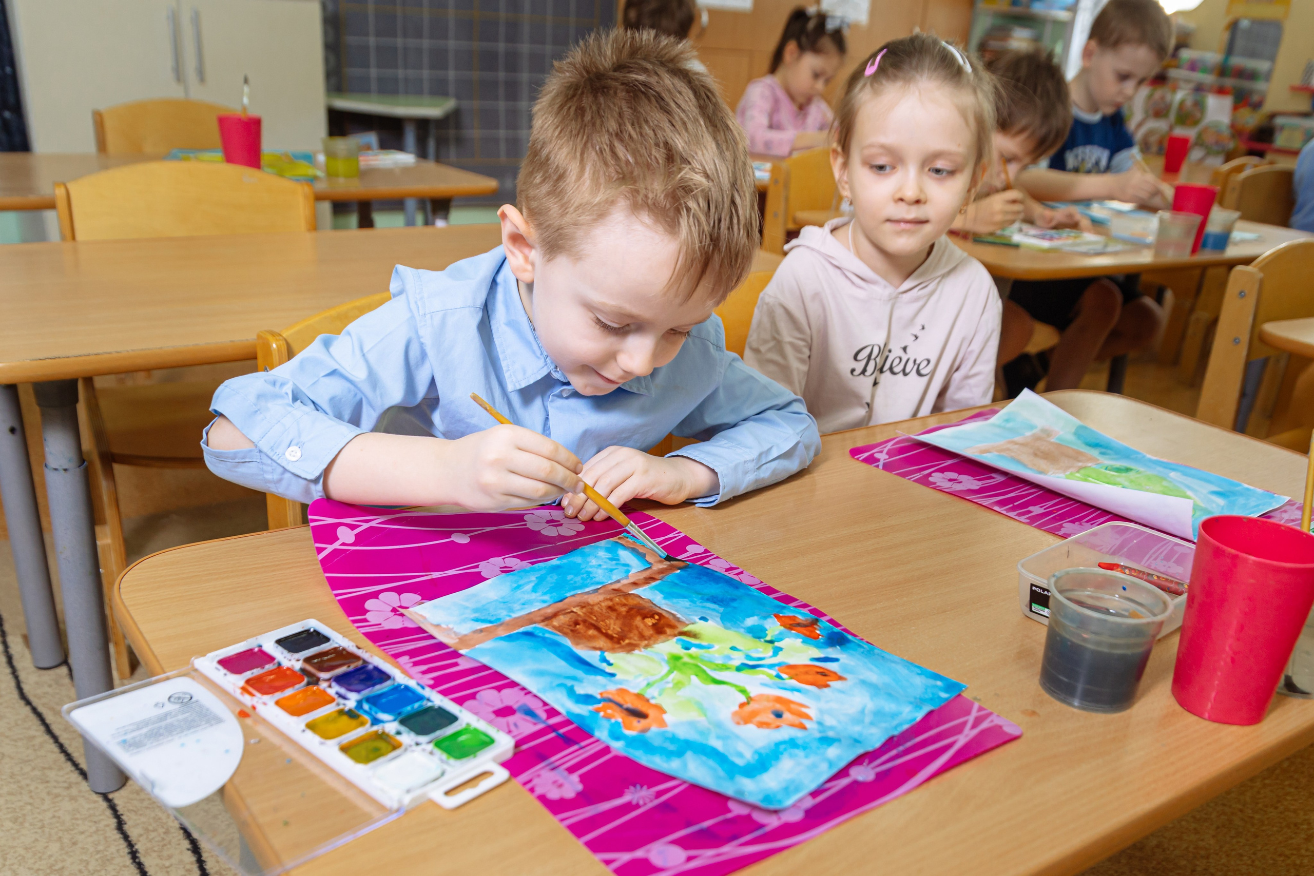 Репортаж в детском саду. GagarinProArt