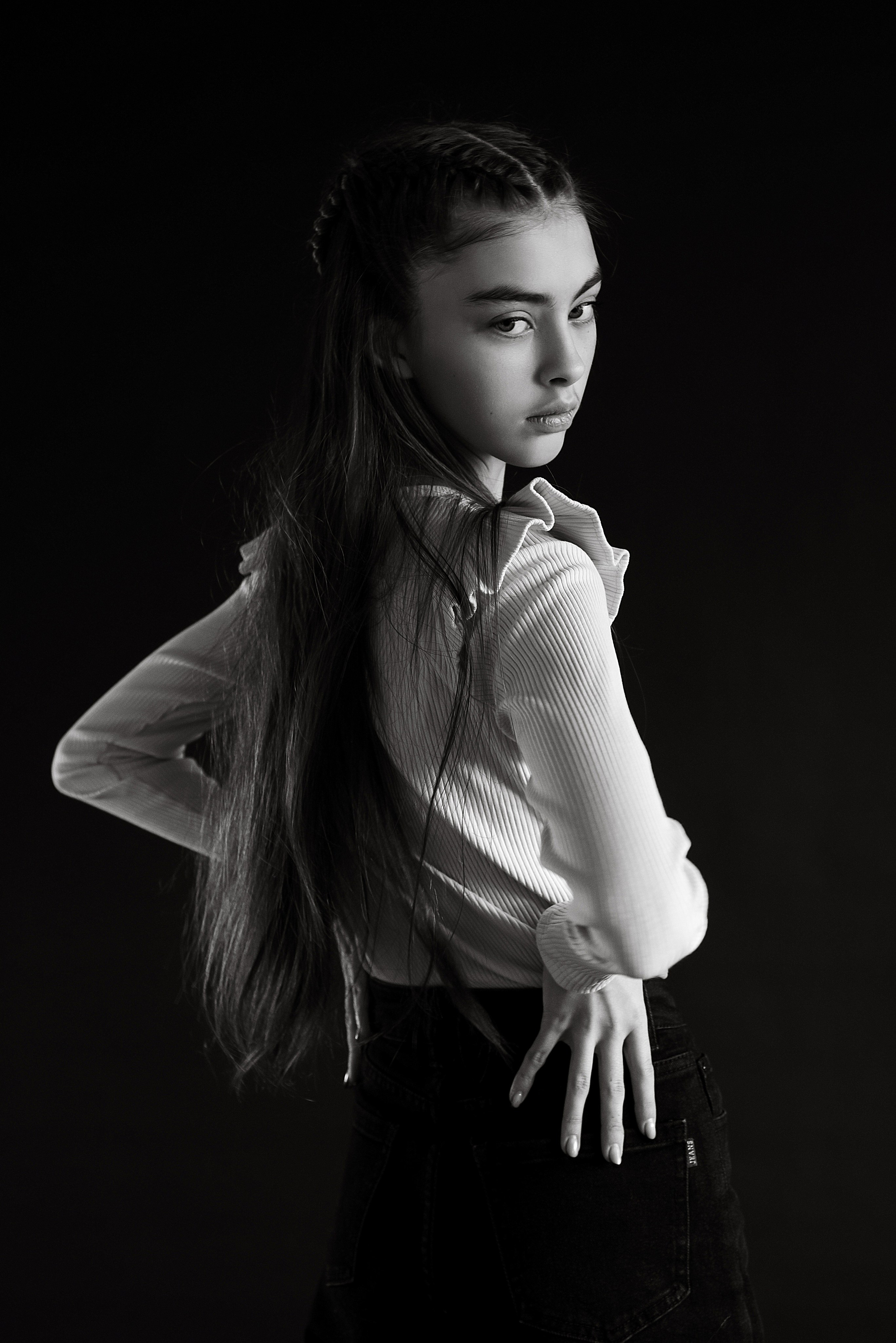 Съёмка для модельного агентства. Предметный и портретный фотограф в Туле. Юлия Даниленко