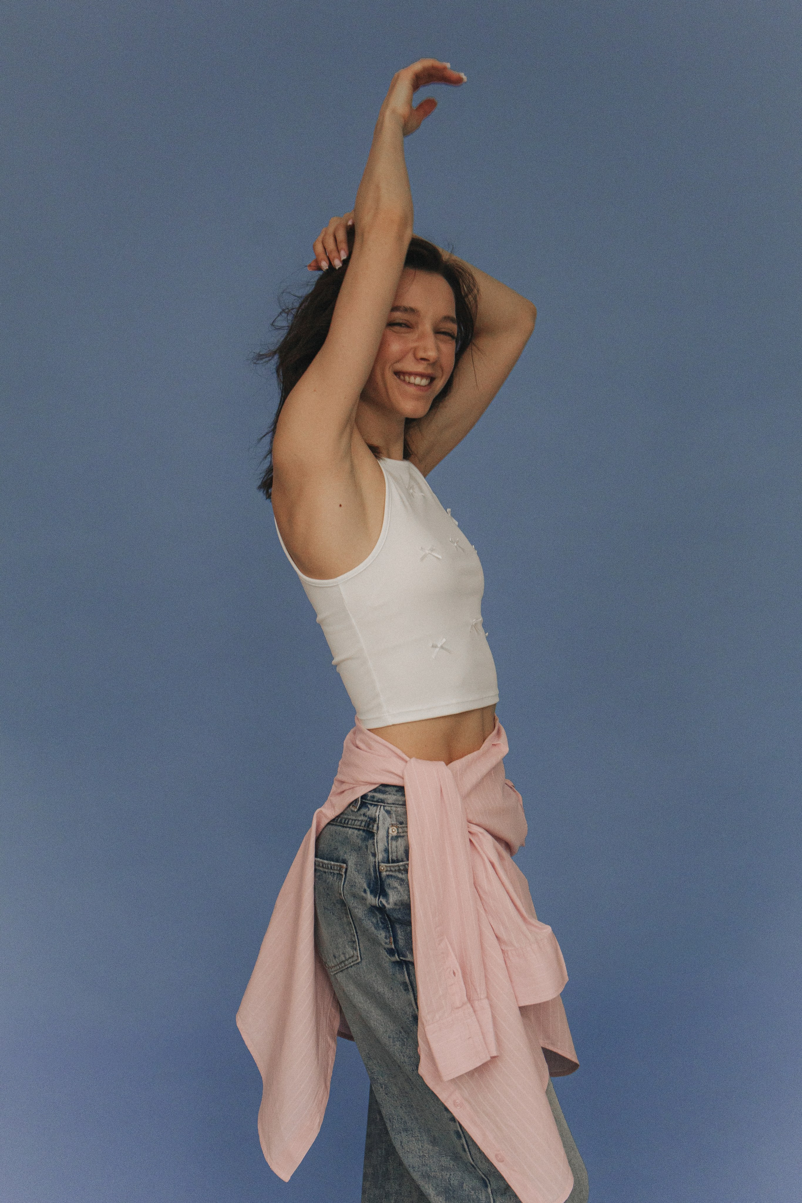 Софья. Весенняя фотосессия в студии. Семейный и женский фотограф Москва Юлия Левада