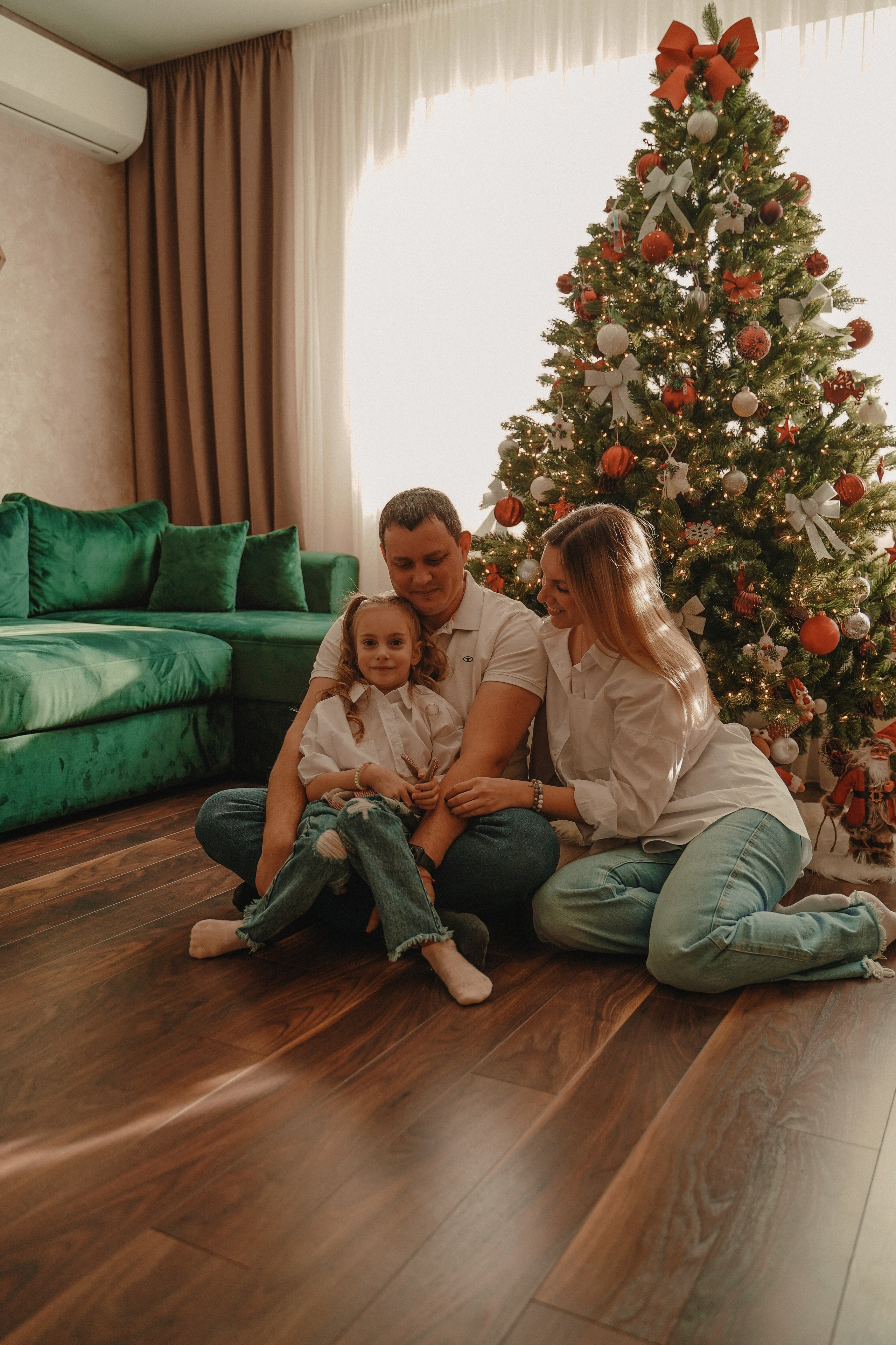 Домашняя Новогодняя фотосессия. Семейный и женский фотограф в Краснодаре Анастасия Приймак