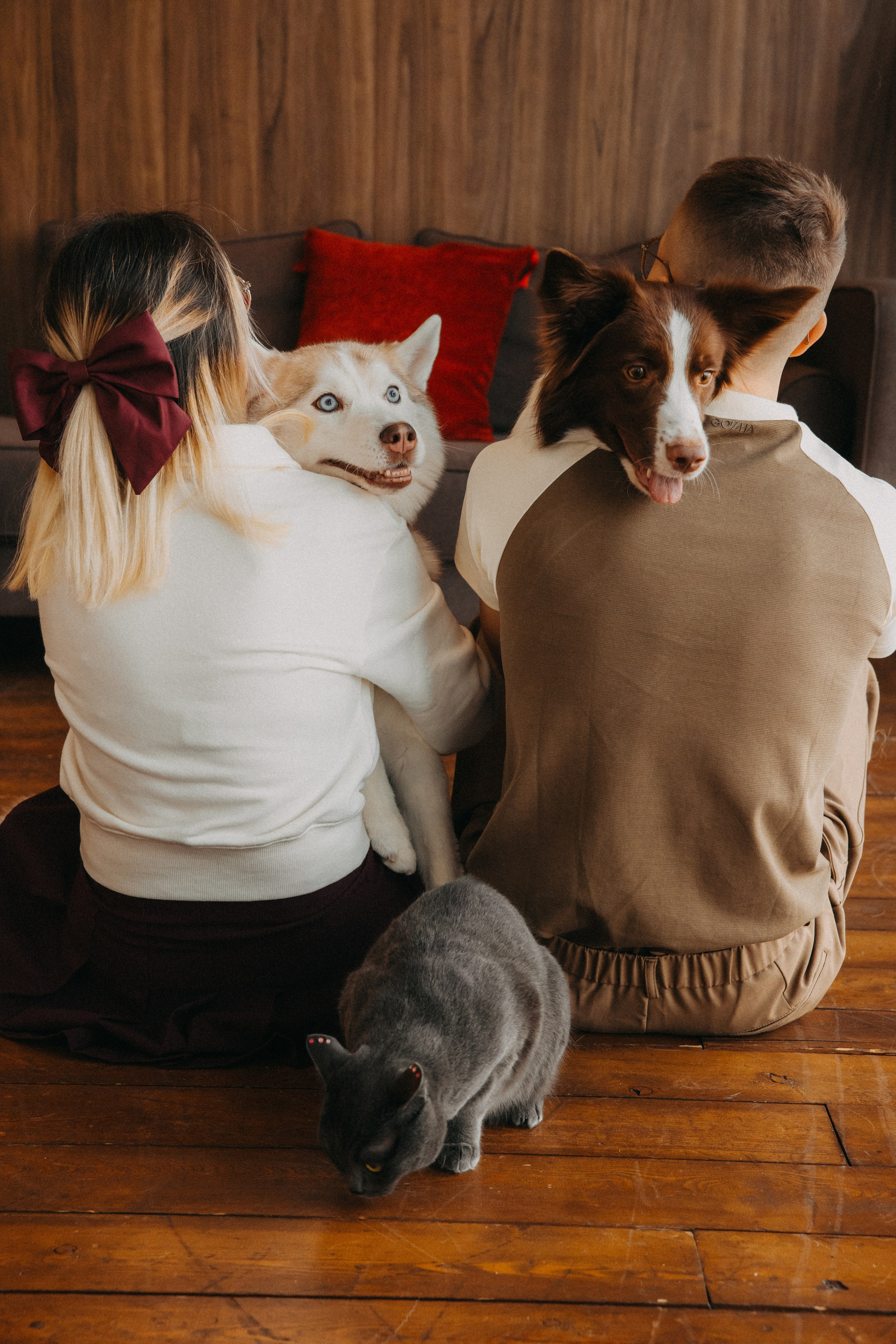 Мохнатые дети. Свадебный фотограф в Новосибирске Анастасия Бантик