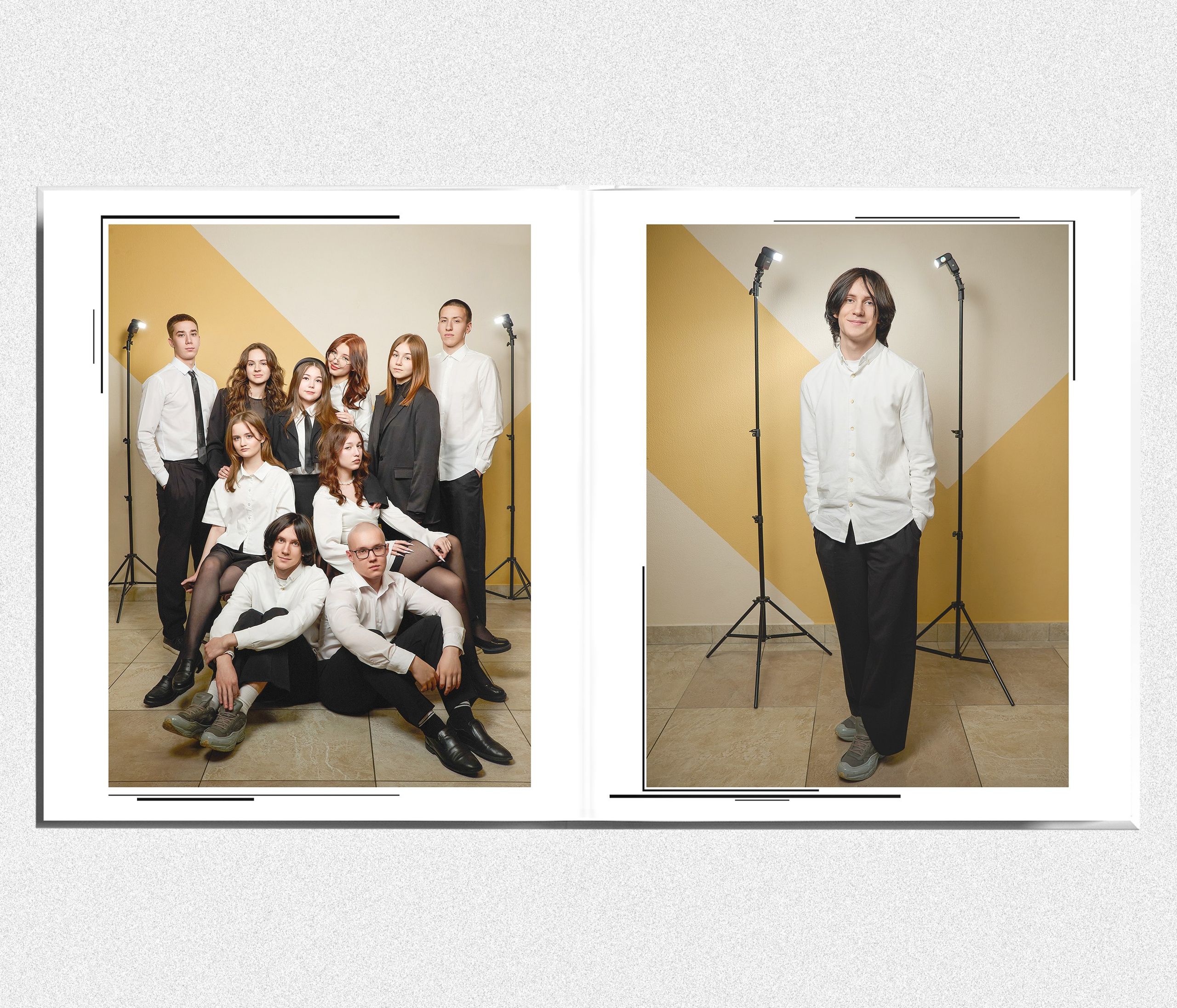 Книга выпускника  9 и 11 класс "Лофт" Тюмень. Выпускные альбомы в Тюмени для школ, садов, вузов спортивных секций