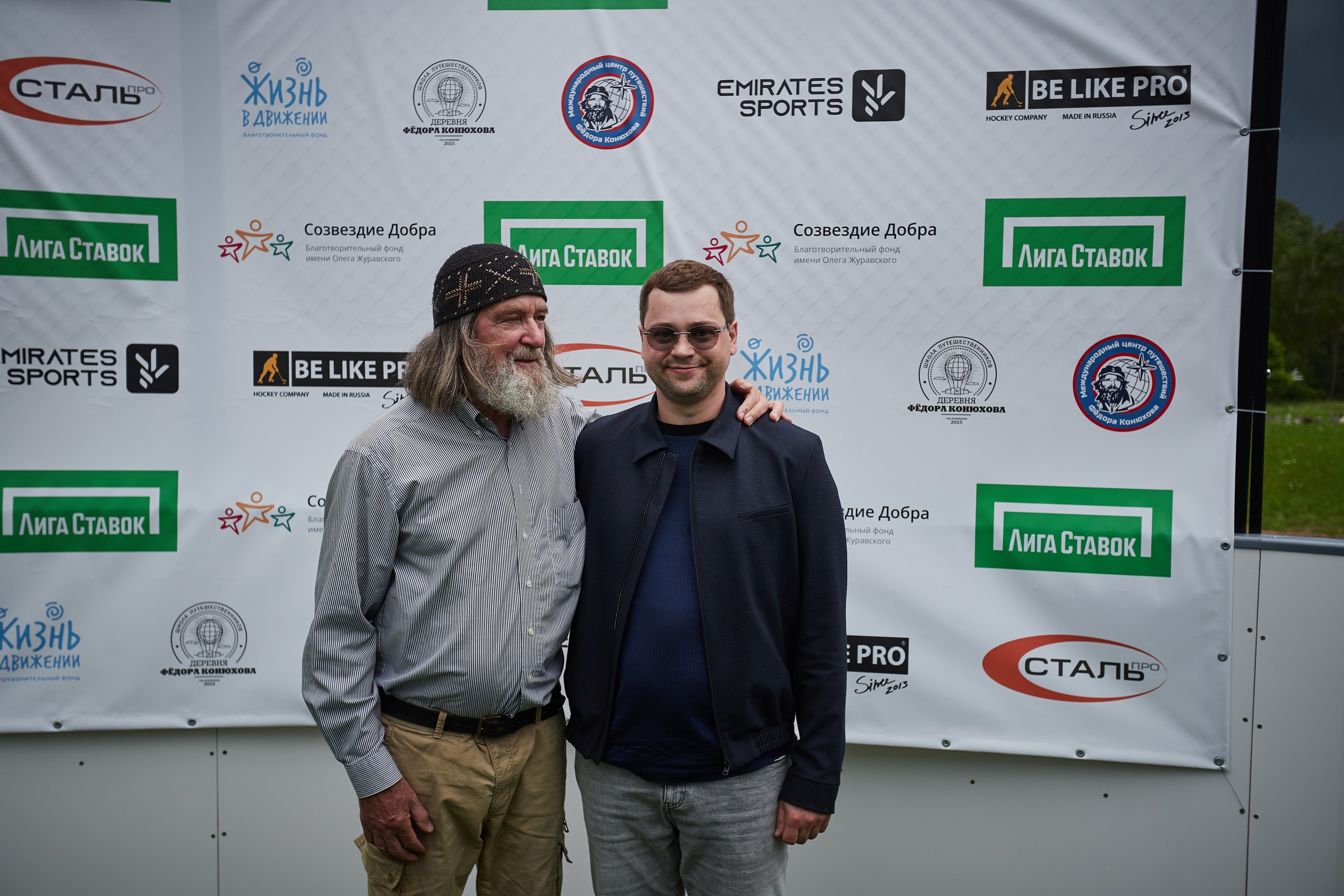 Открытие хоккейной площадки с Федором Конюховым. Репортажный Фотограф