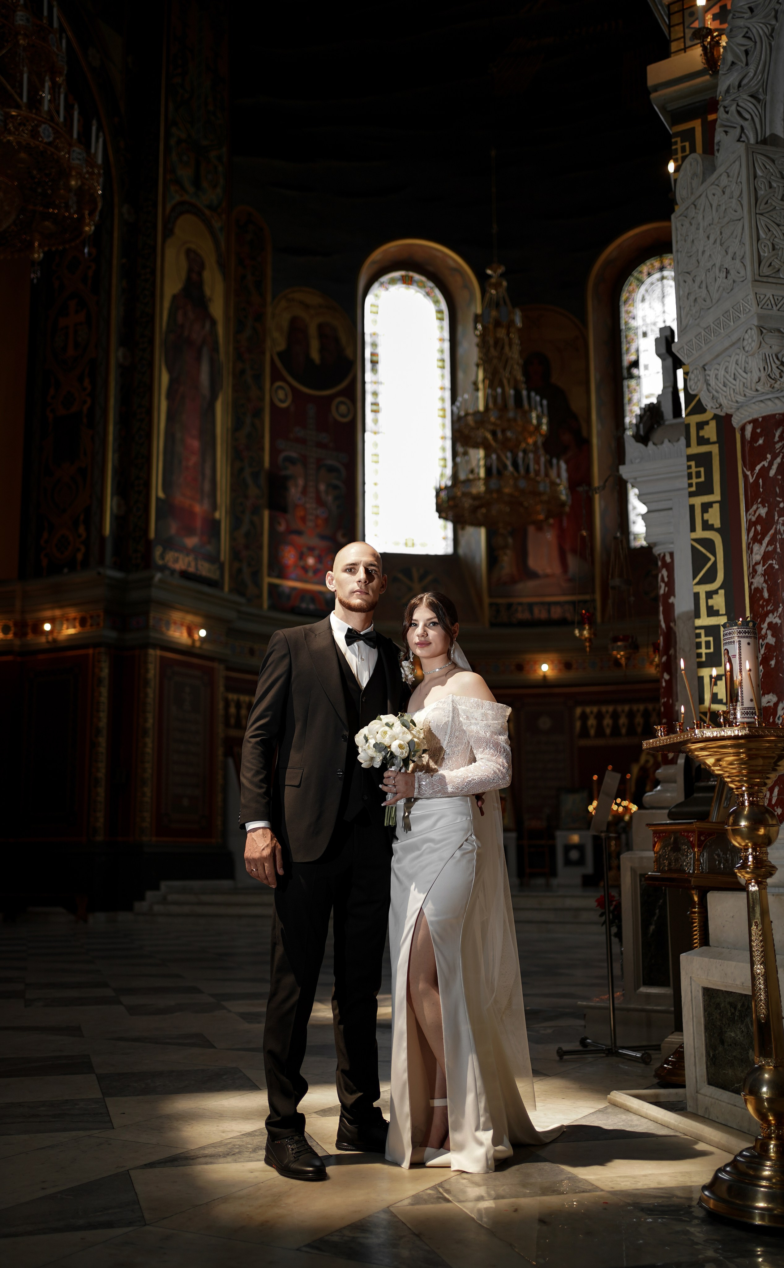 Эдуард и Анастасия на свадебной фотосессии в Новочеркасске. Свадебный фотограф в Ростове-на-Дону. Таинство Крещения и Венчания, семейные фотосессии. Алёна Чёботова