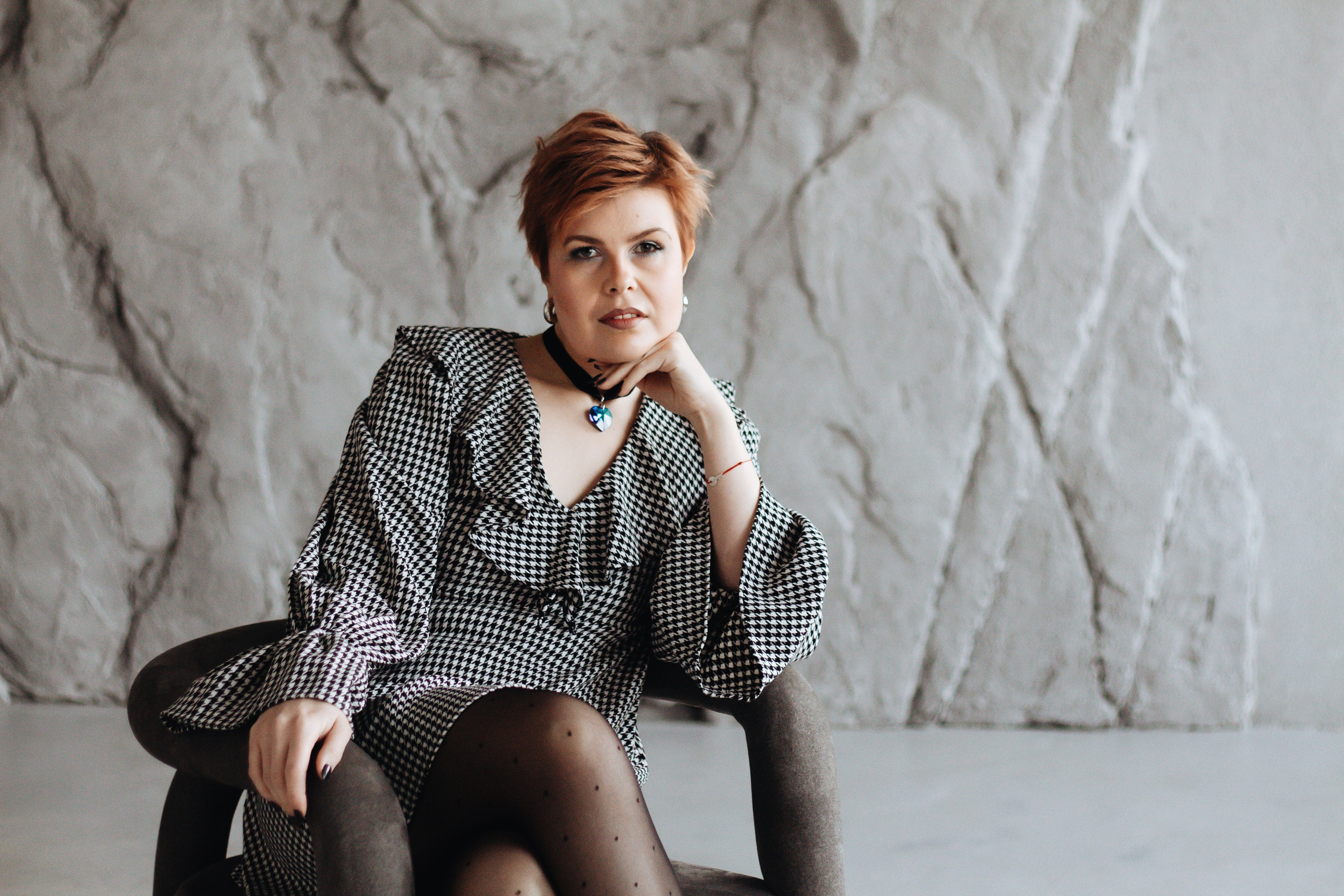 Анастасия. Портрет в студии. Новогодняя фотосессия Екатеринбург. Фотограф в Екатеринбурге Пойгина Елена