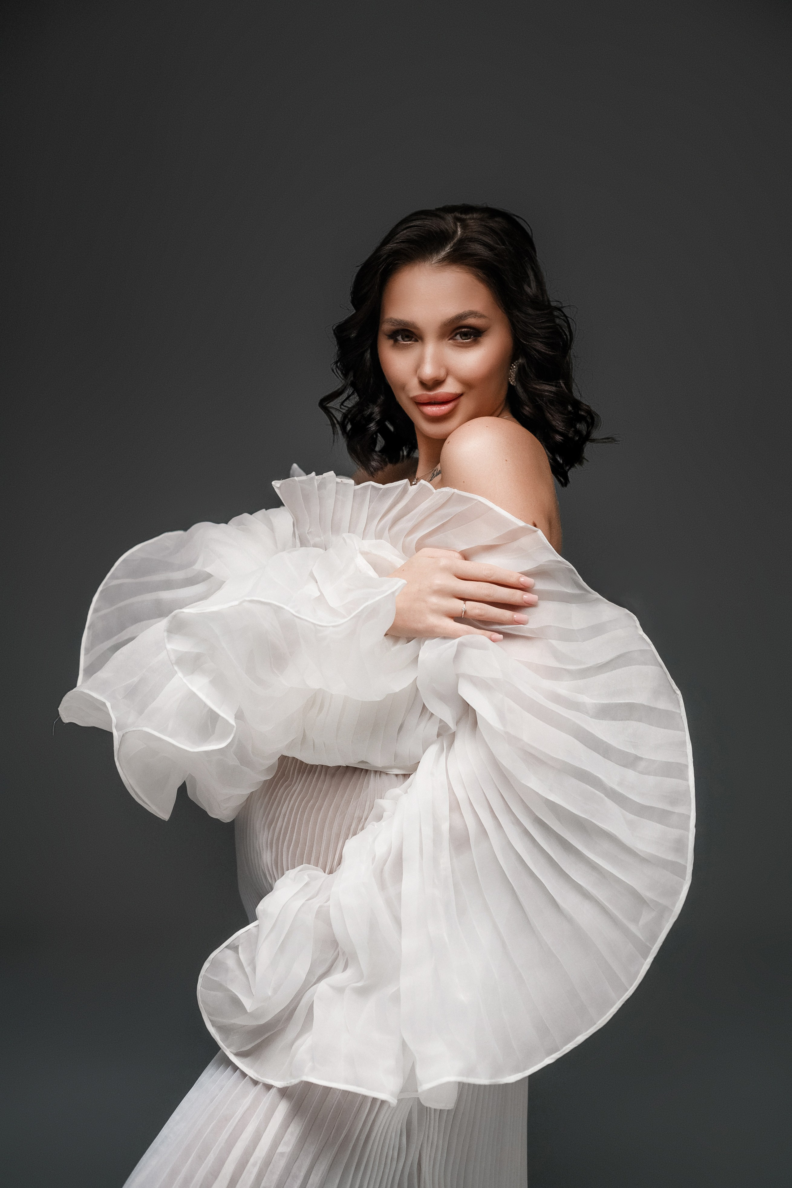 Платье гофре. Фотограф Анна Качан