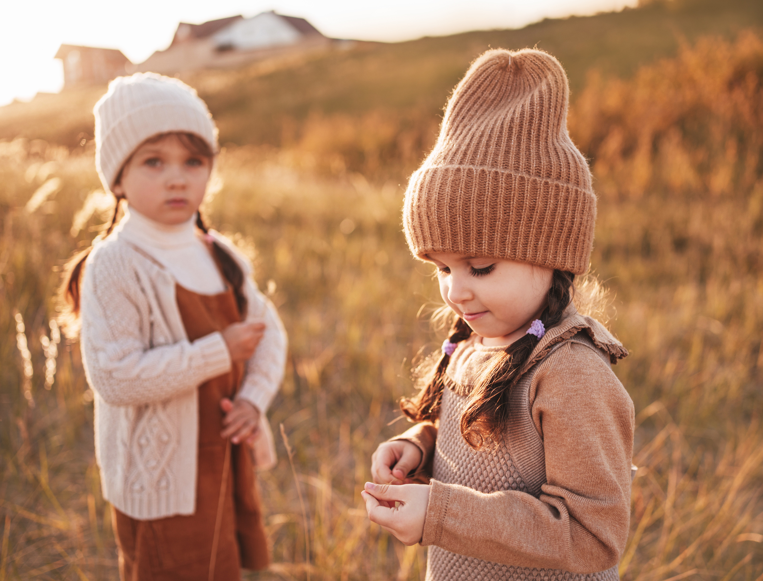 Осенняя прогулка Евы и Юлианы. Семейный фотограф, фотосессия беременности в Новосибирске Кристина Киб