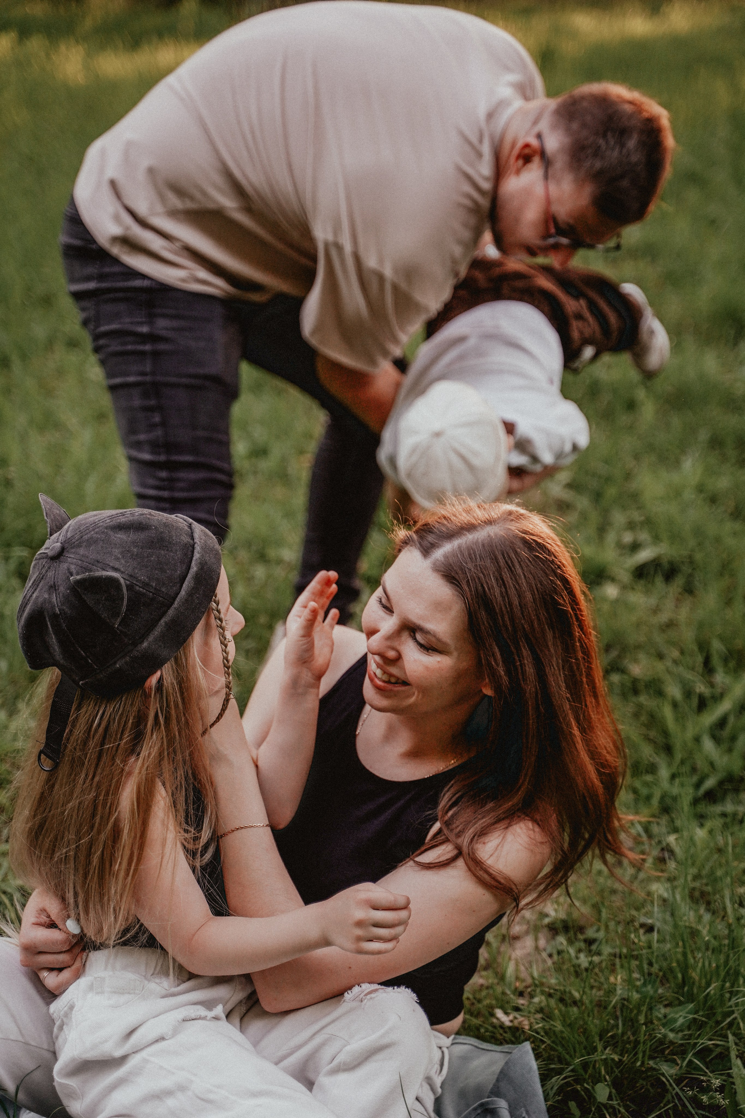 Семейная фотосессия со скейтом и самокатом. Семейный и женский фотограф в Краснодаре Анастасия Приймак